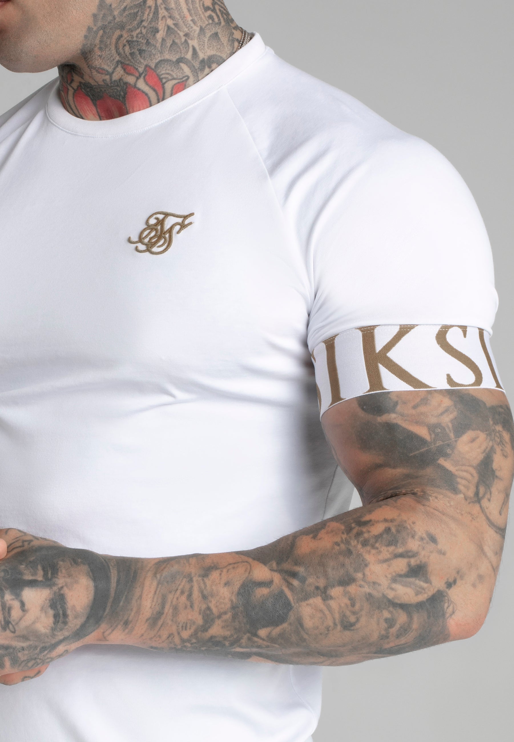 Maglietta Tech in Bianco Magliette SikSilk