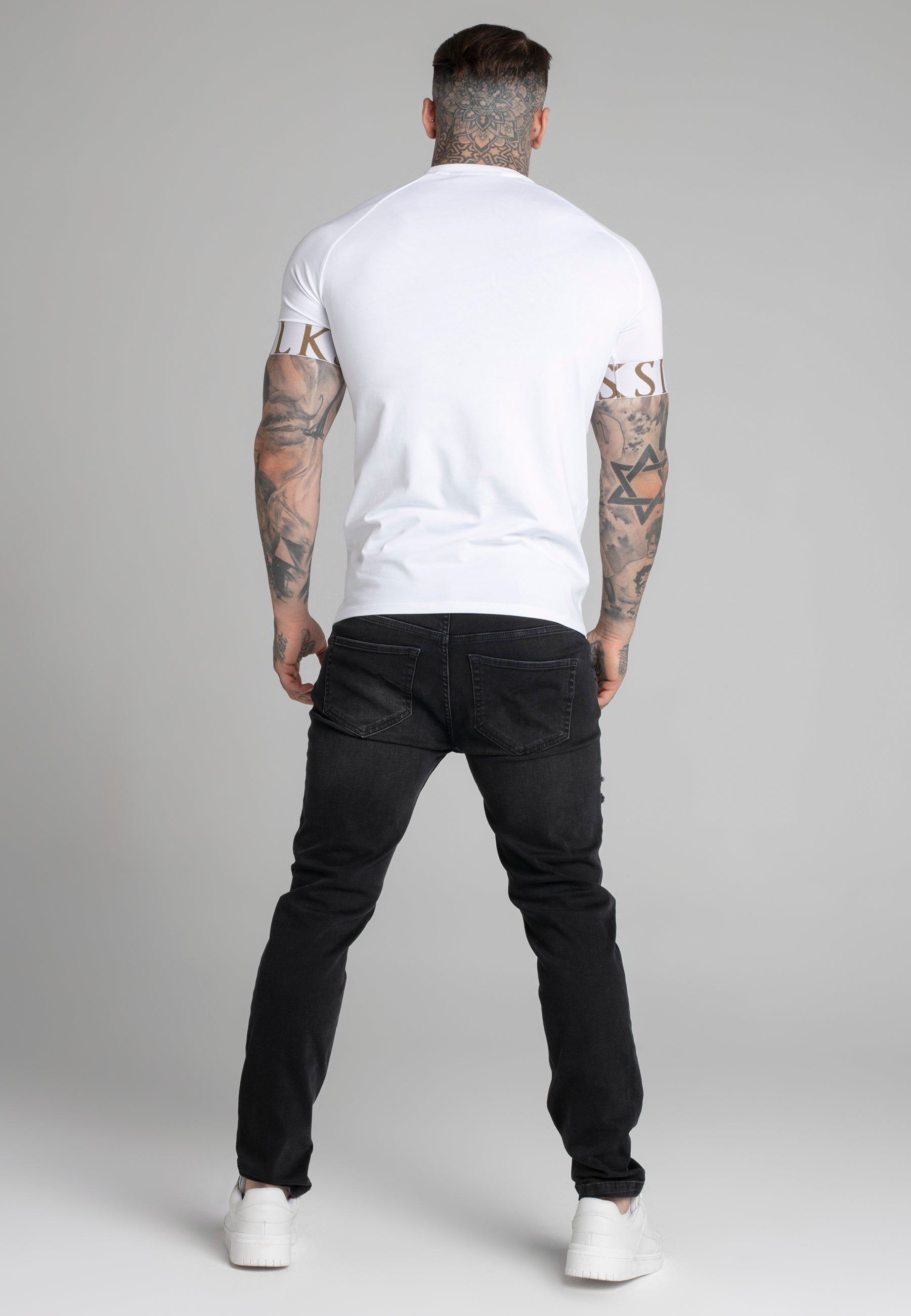 Maglietta Tech in Bianco Magliette SikSilk