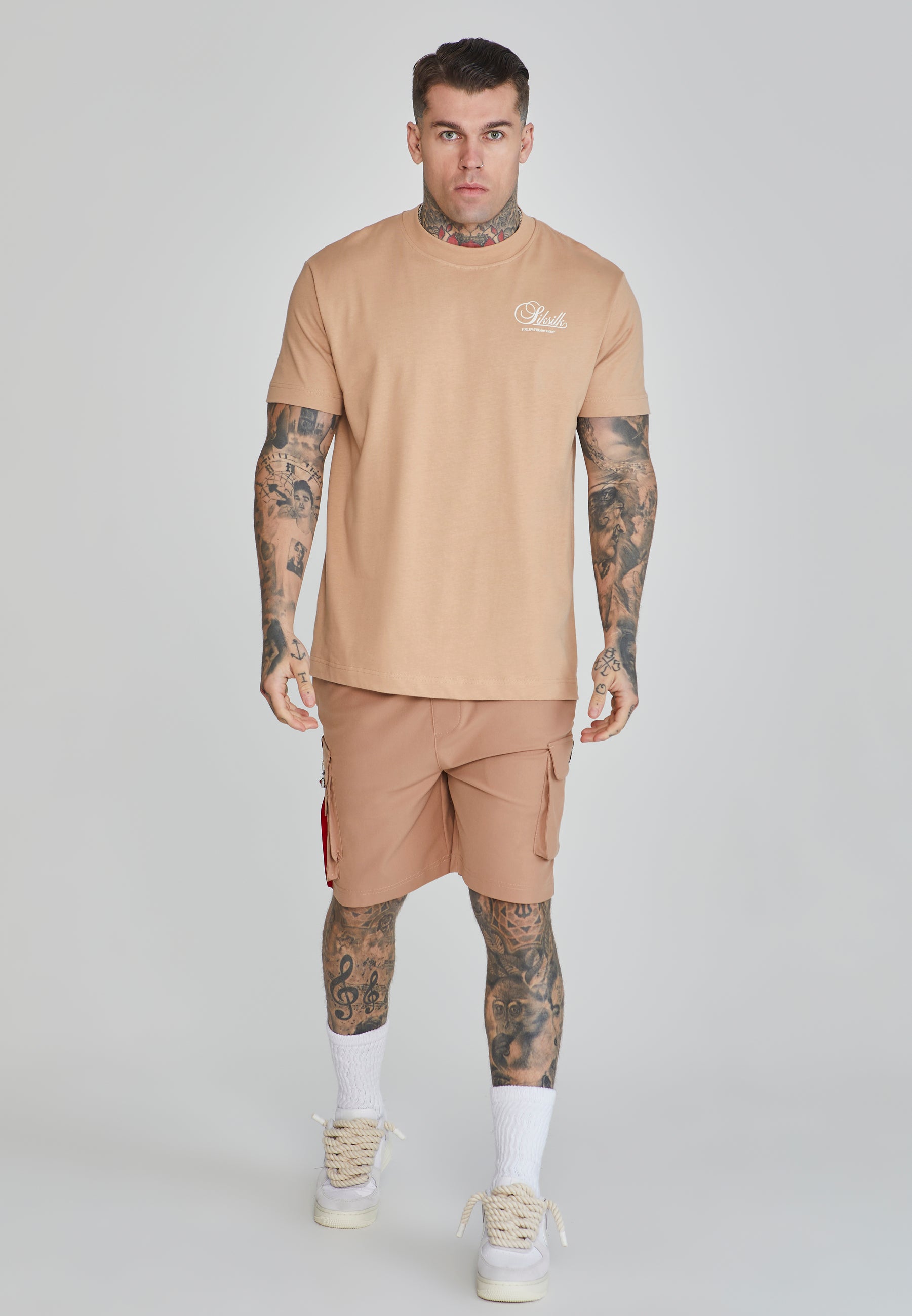Maglietta grafica in marrone Magliette SikSilk