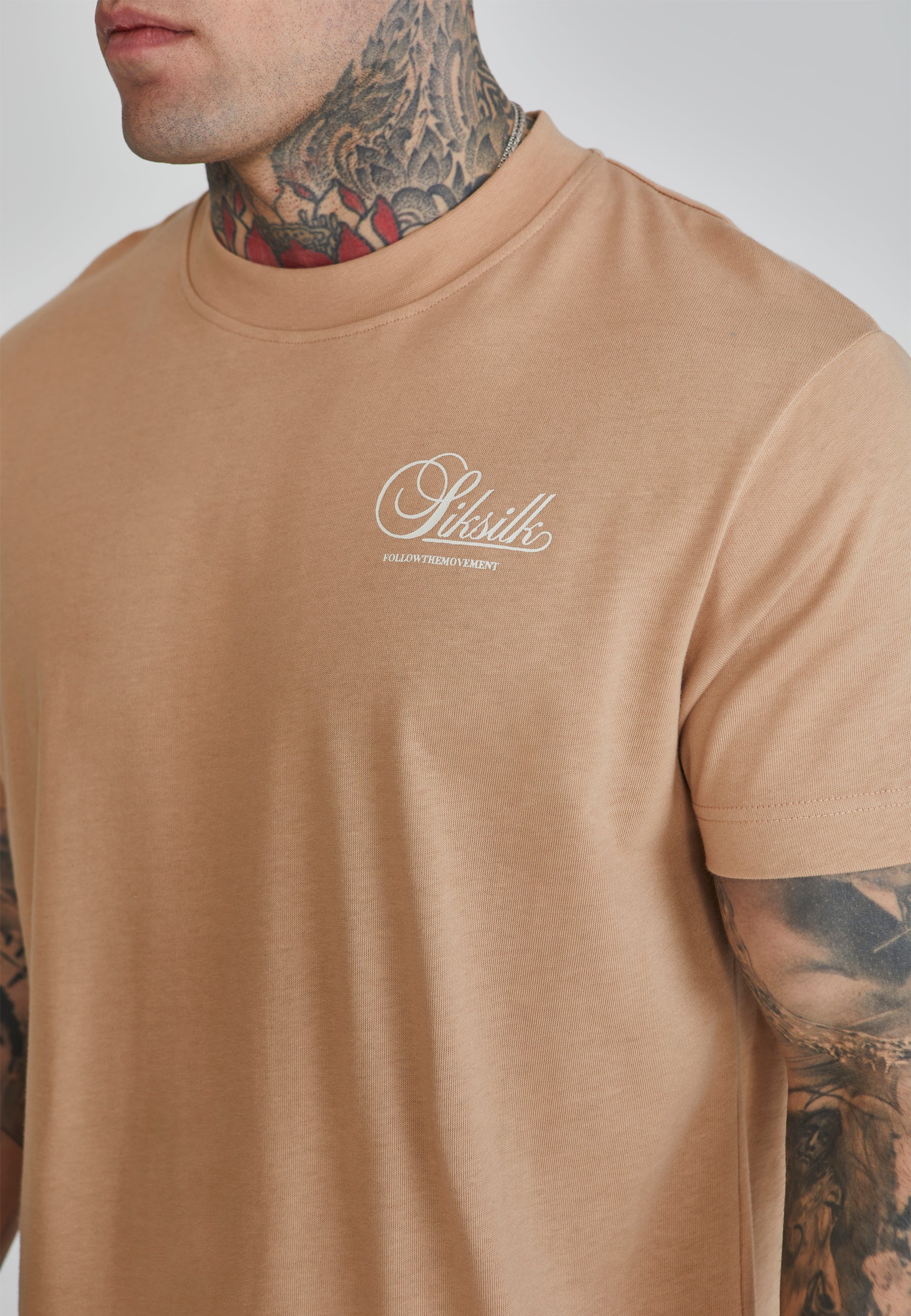 Maglietta grafica in marrone Magliette SikSilk
