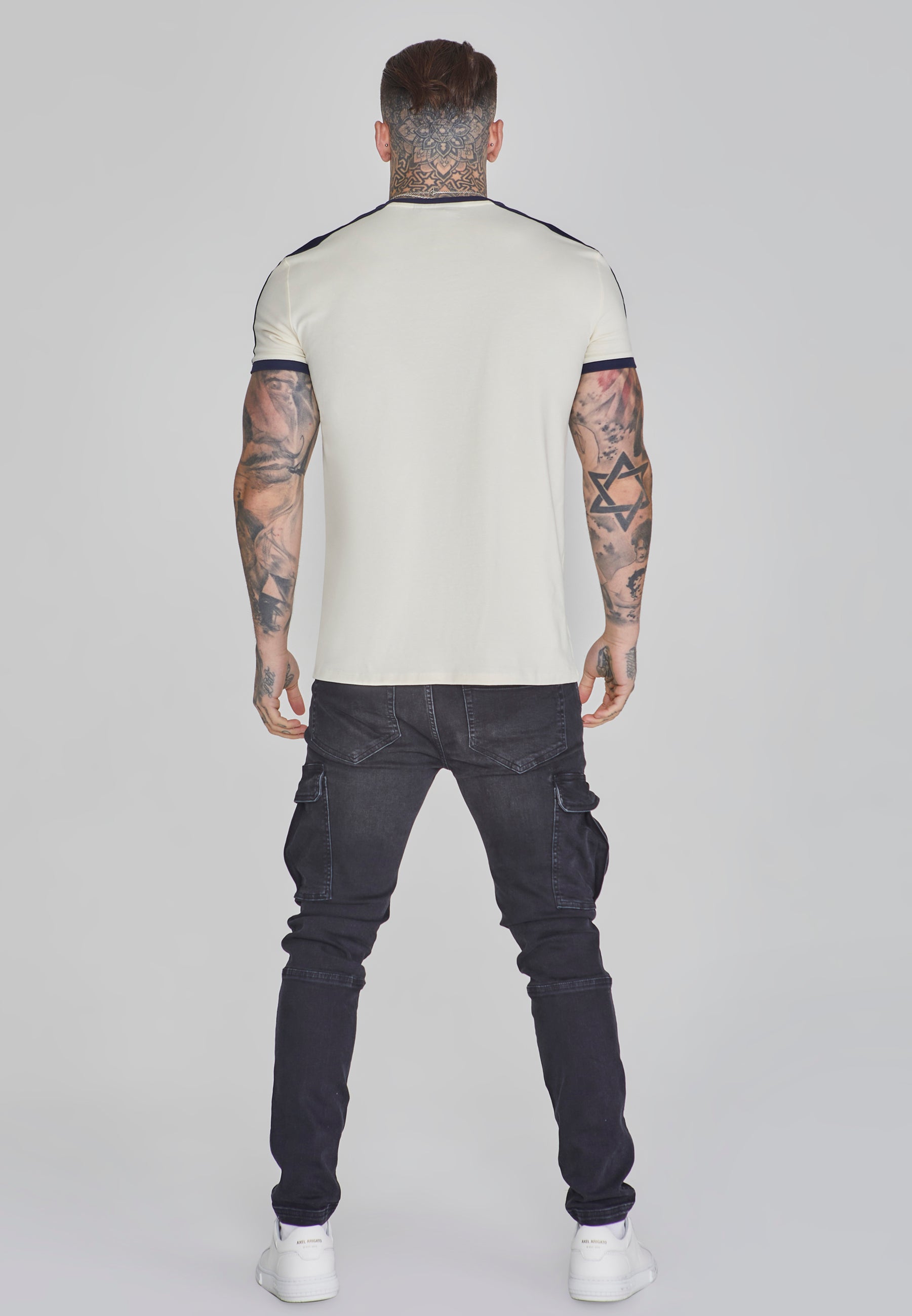 T-shirt Ringer in ecru T-shirt SikSilk