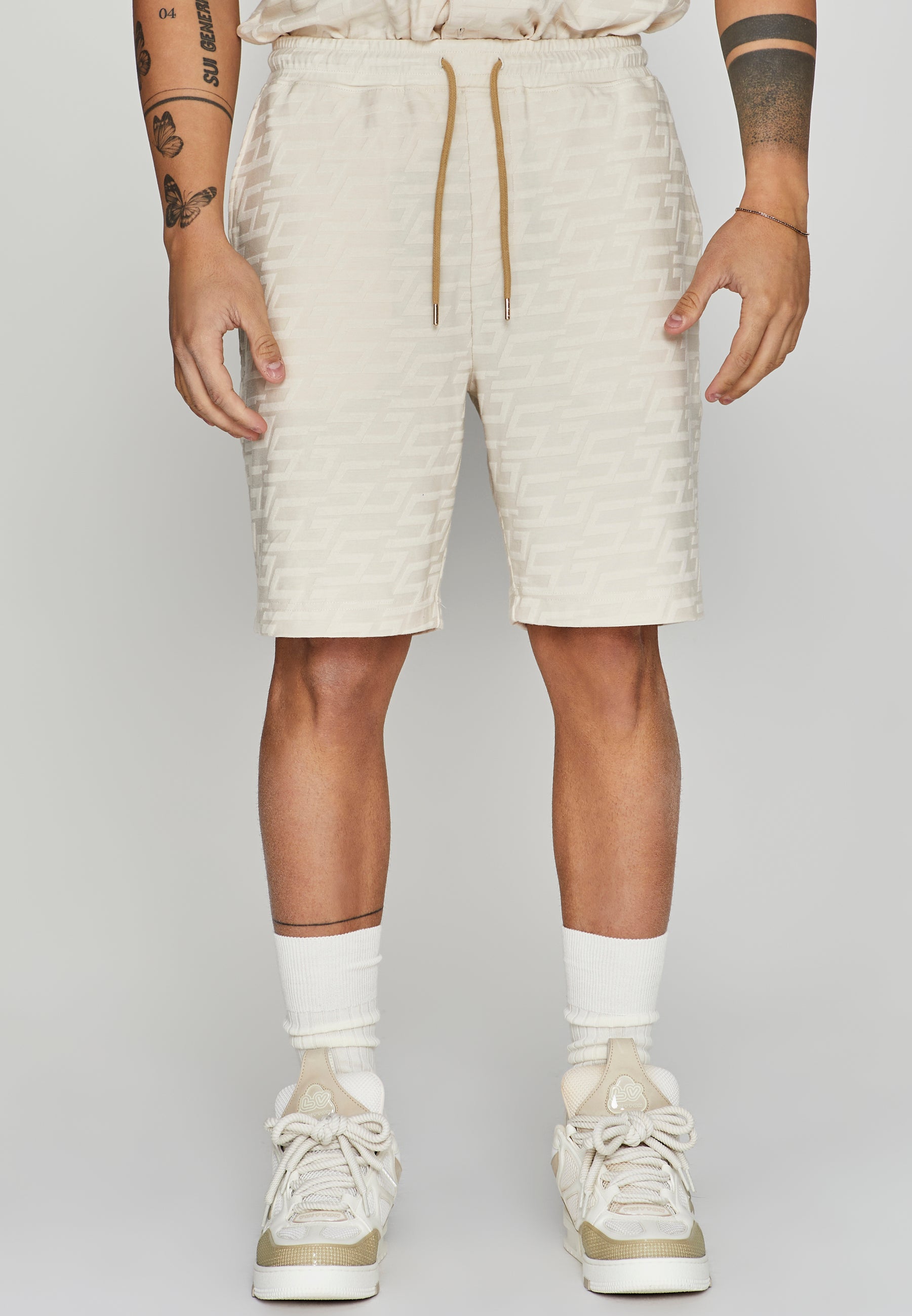 Pantaloncini in spugna in ecru Pantaloncini SikSilk