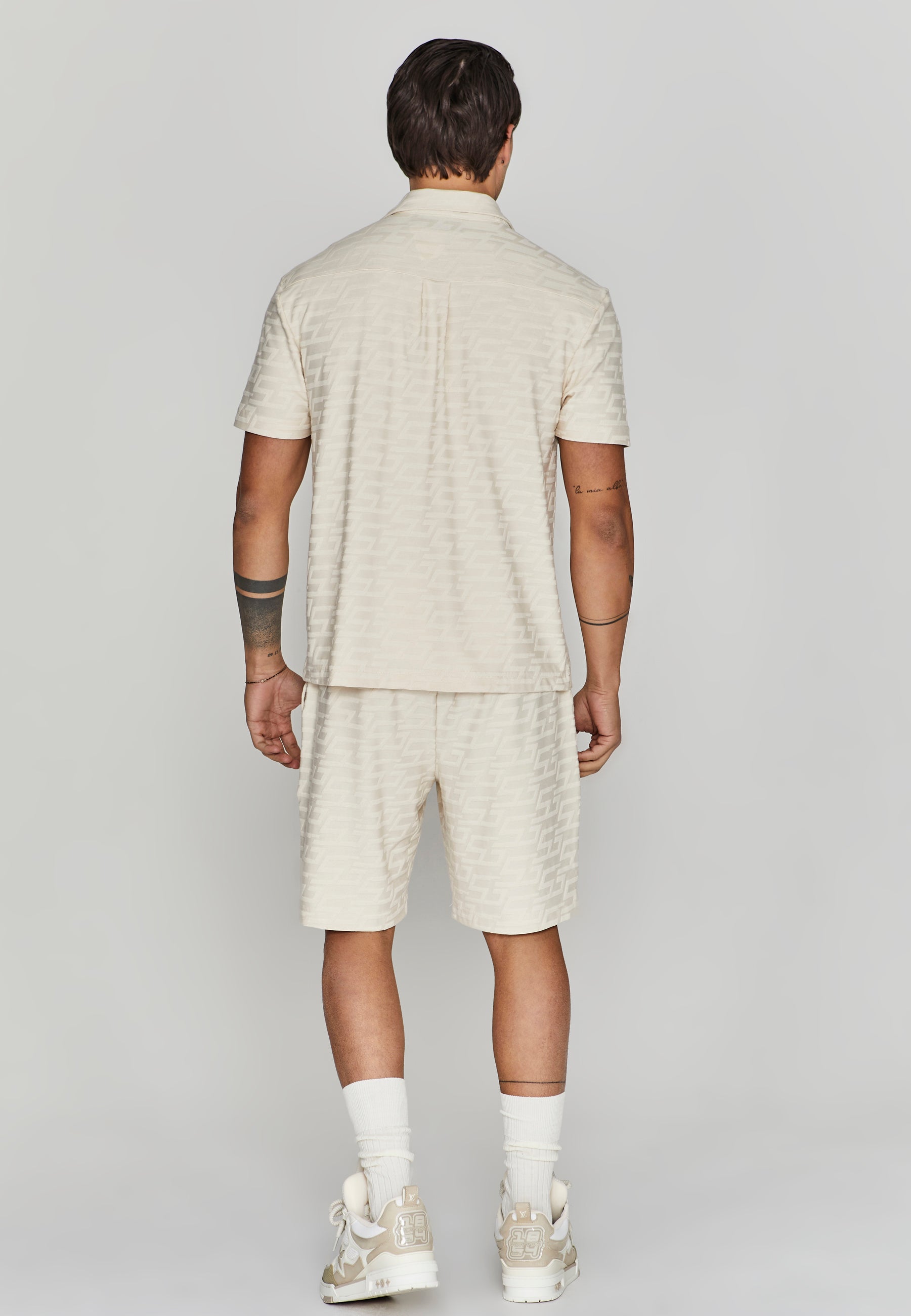 Pantaloncini in spugna in ecru Pantaloncini SikSilk