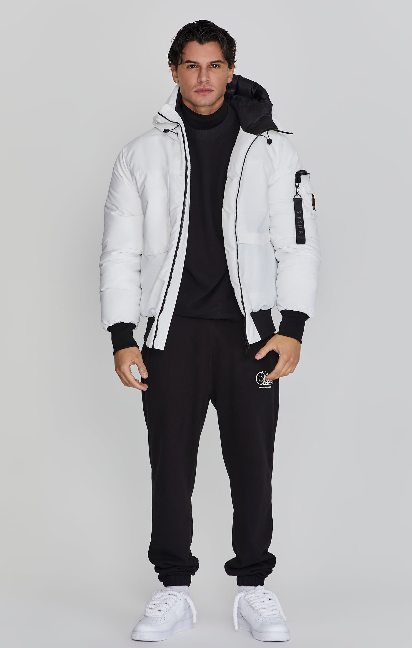 Giubbotto bomber in giacche bianche SikSilk