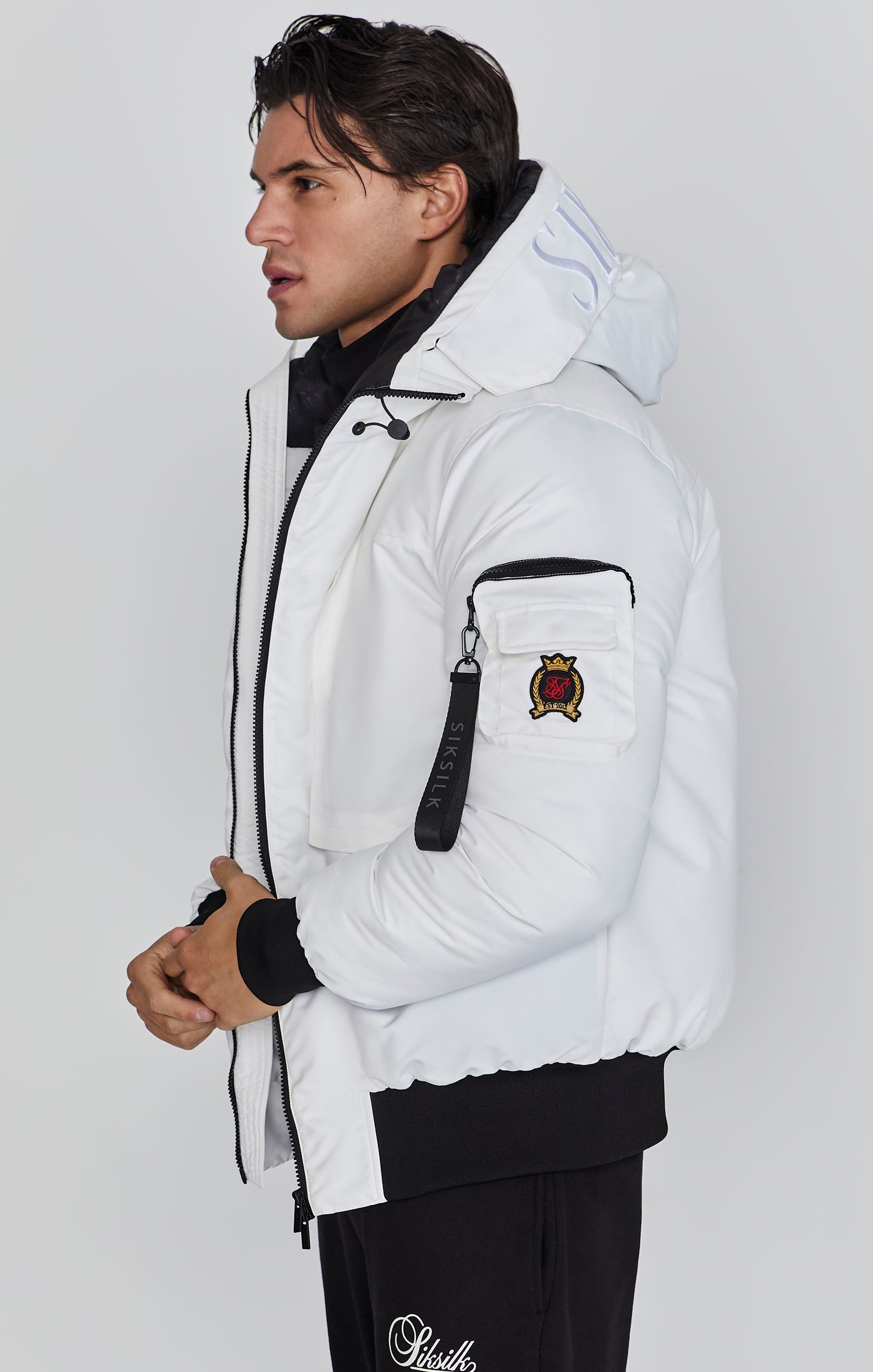 Giubbotto bomber in giacche bianche SikSilk