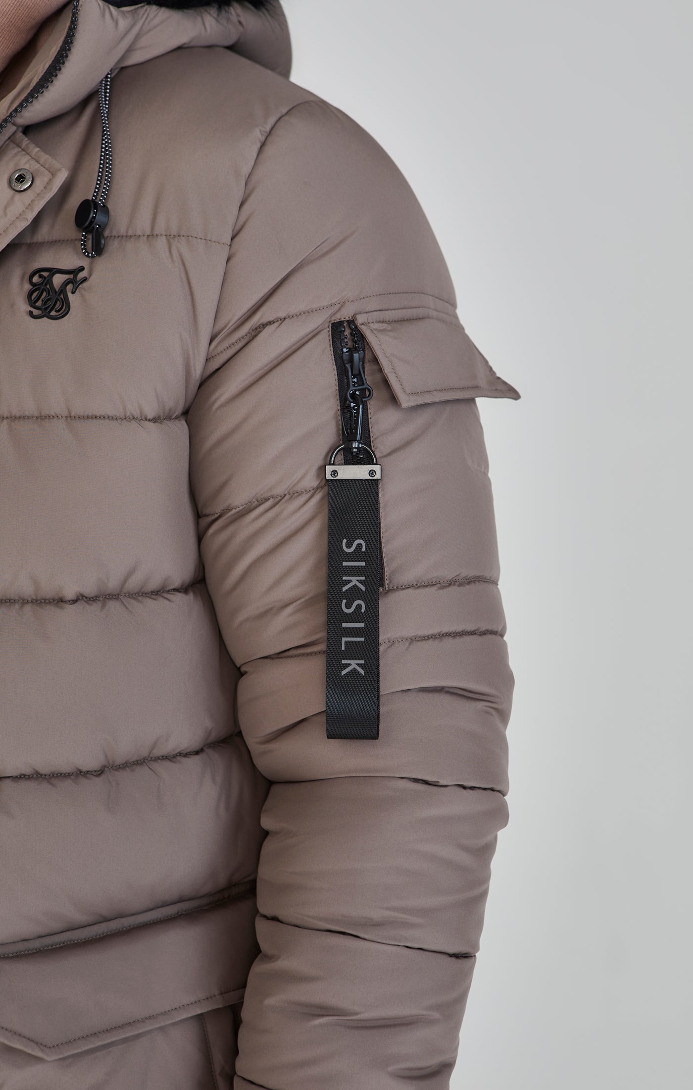 Parka in beige Giacche SikSilk