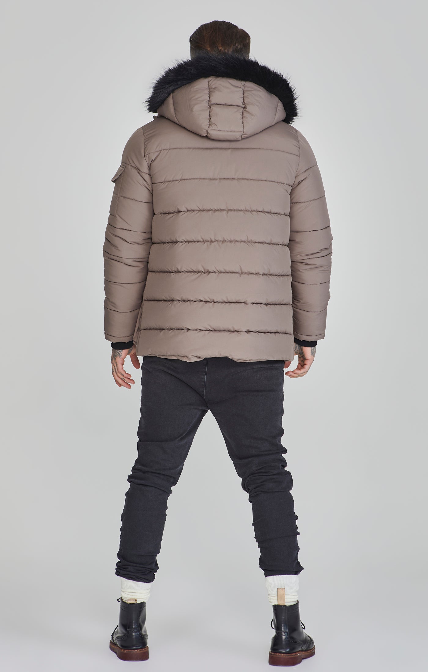 Parka in beige Giacche SikSilk