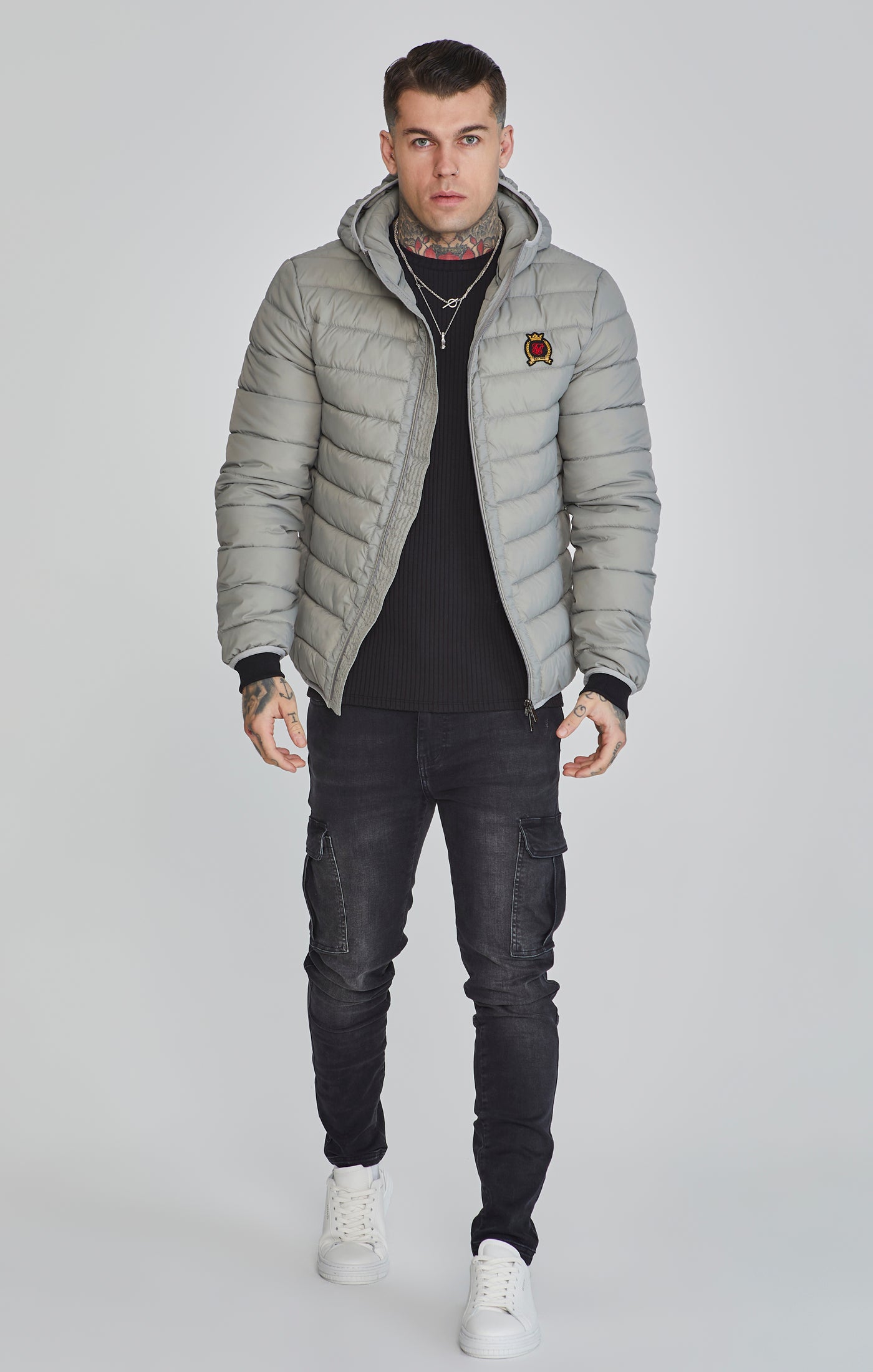Giacca Bubble in Grigio Giacche SikSilk