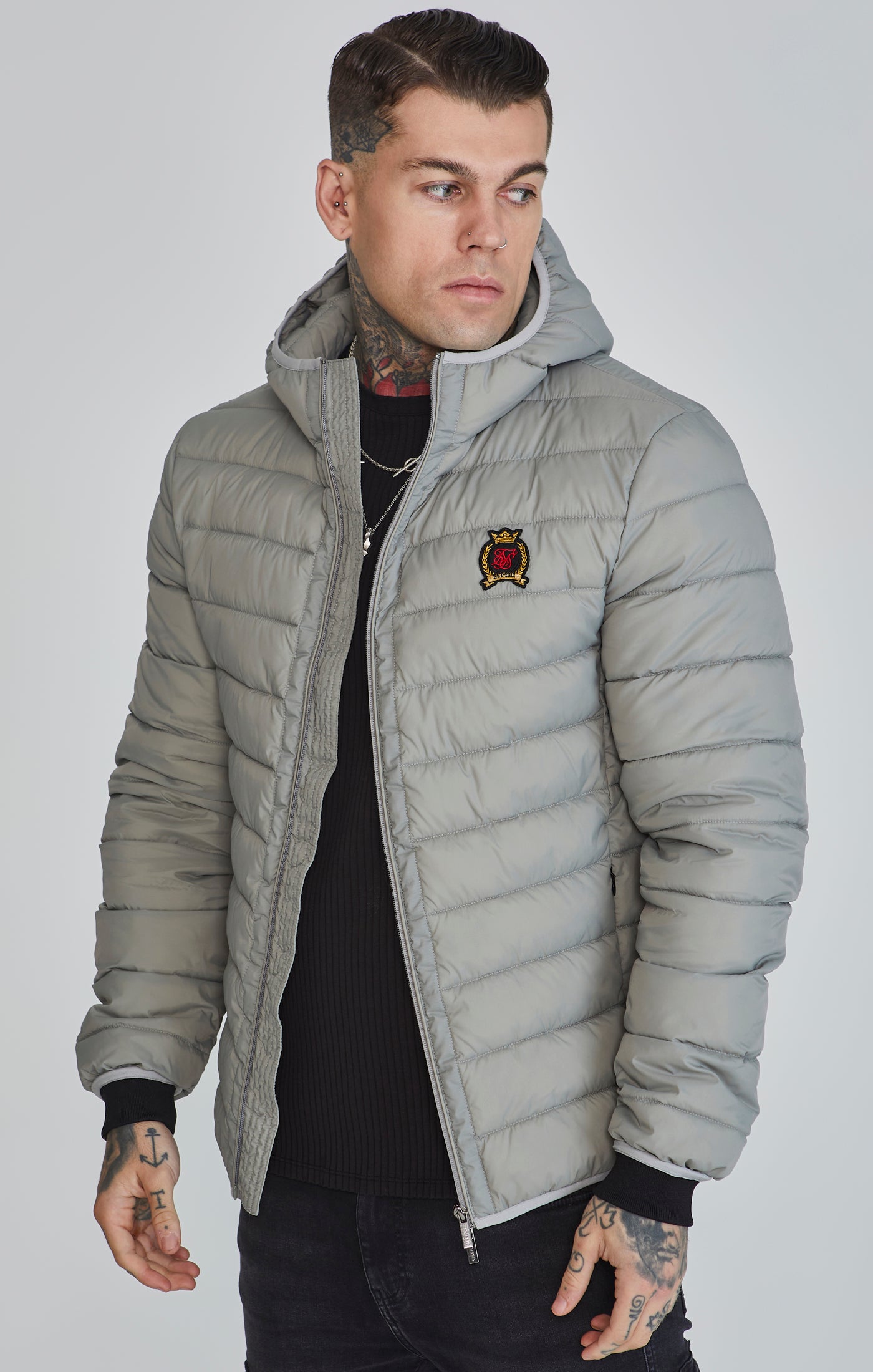 Giacca Bubble in Grigio Giacche SikSilk