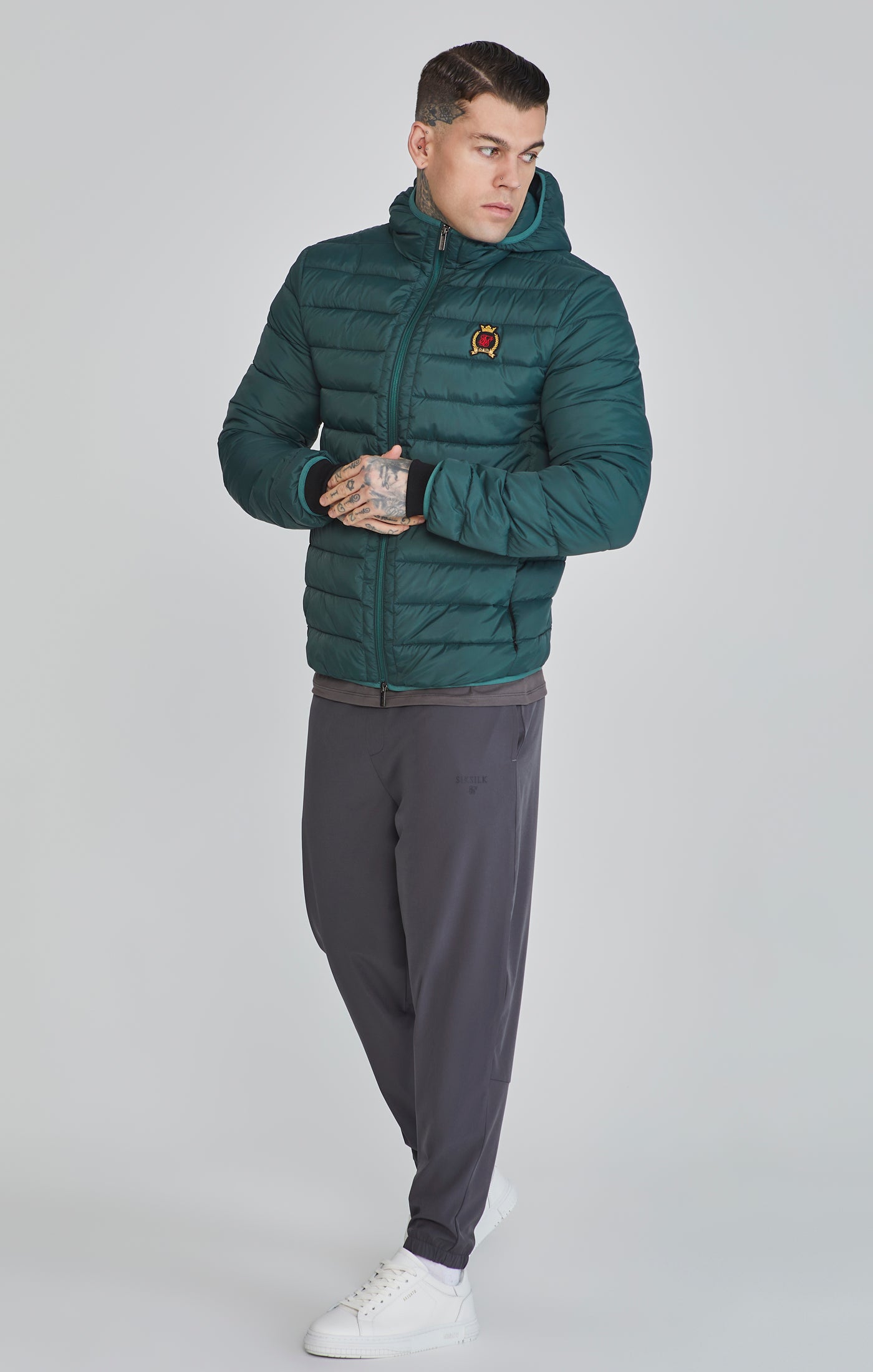 Giacca Bubble in Verde Giacche SikSilk