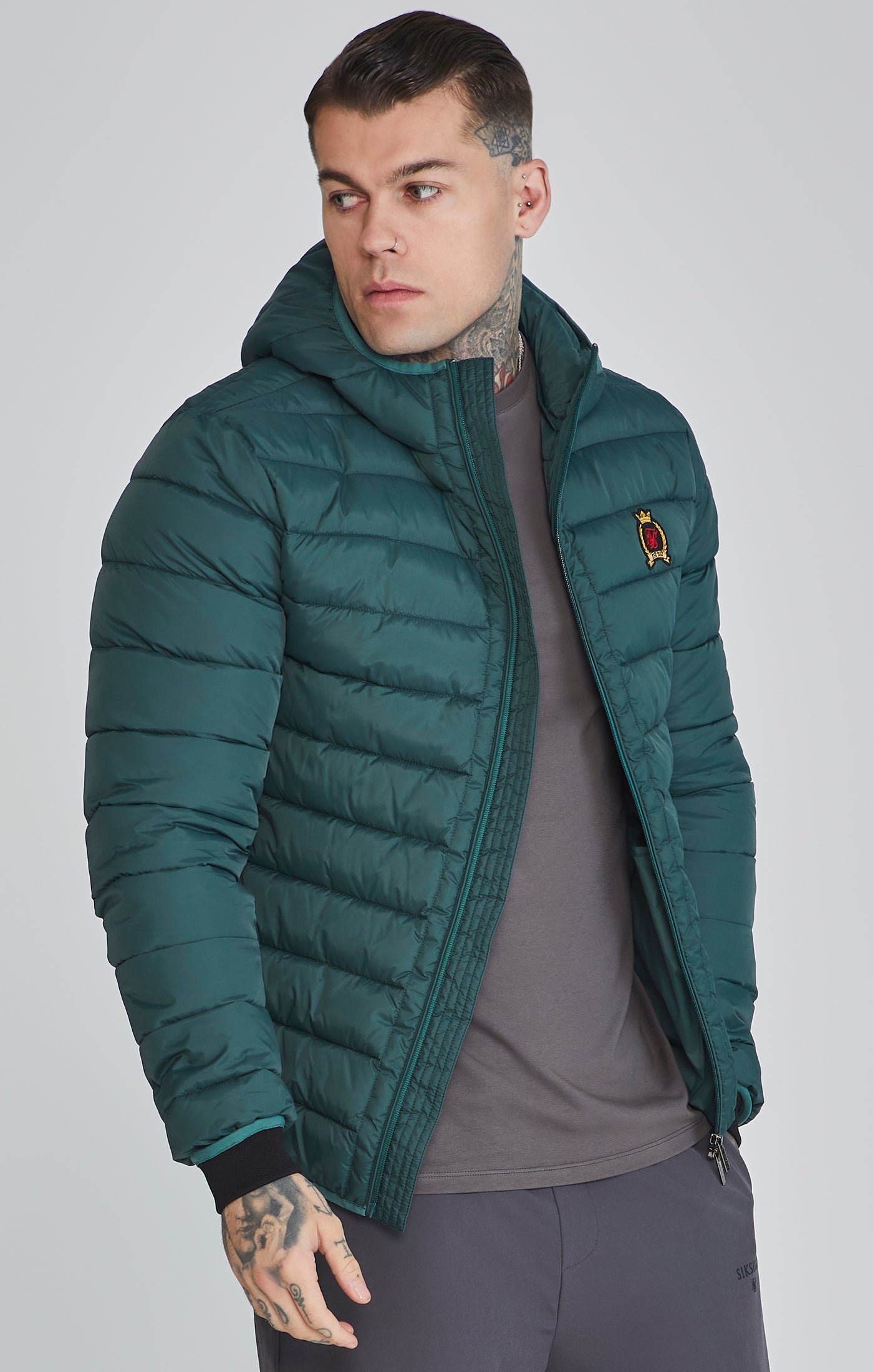 Giacca Bubble in Verde Giacche SikSilk