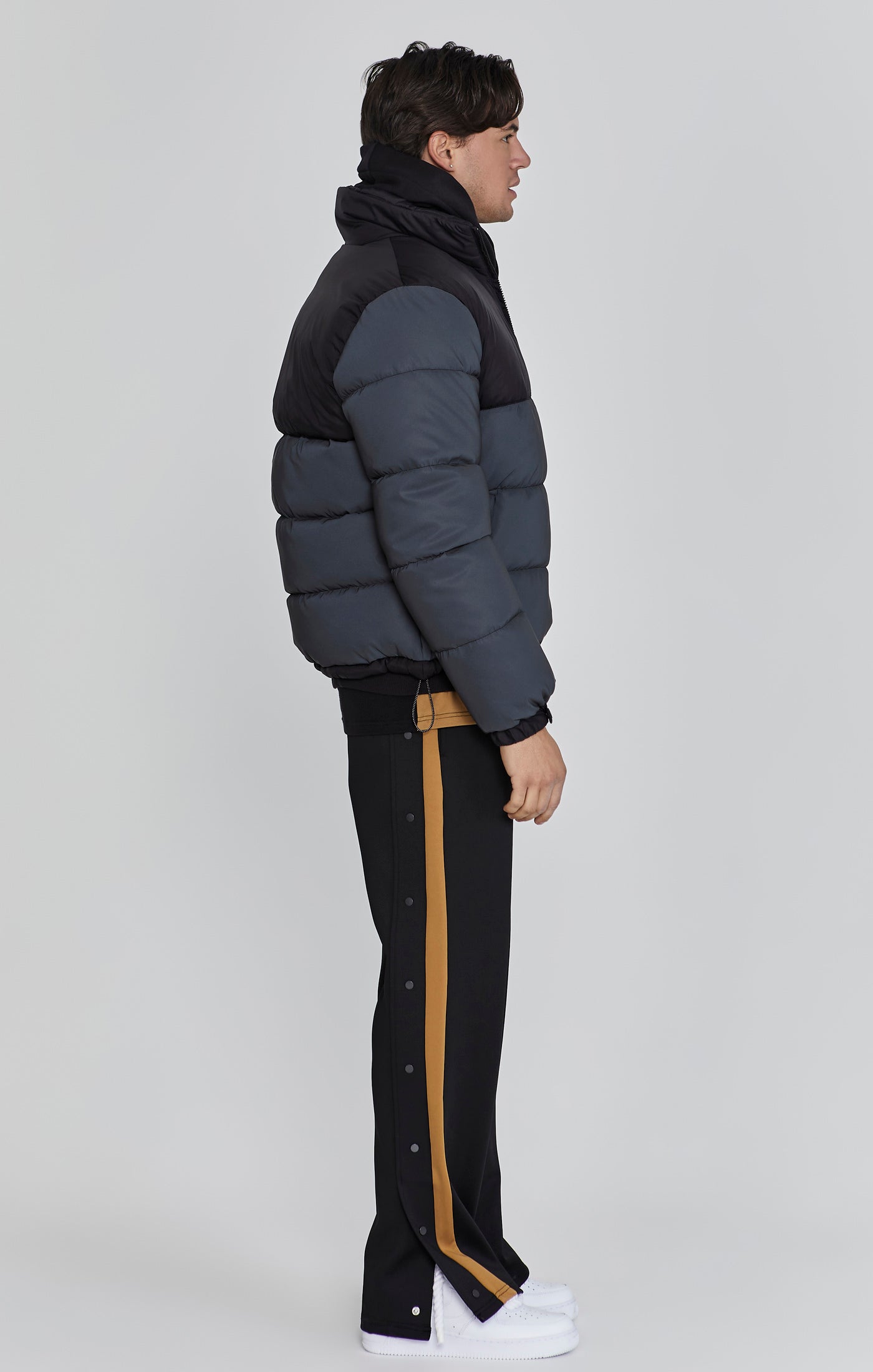 Giacca Puffer in Nero Giacche SikSilk