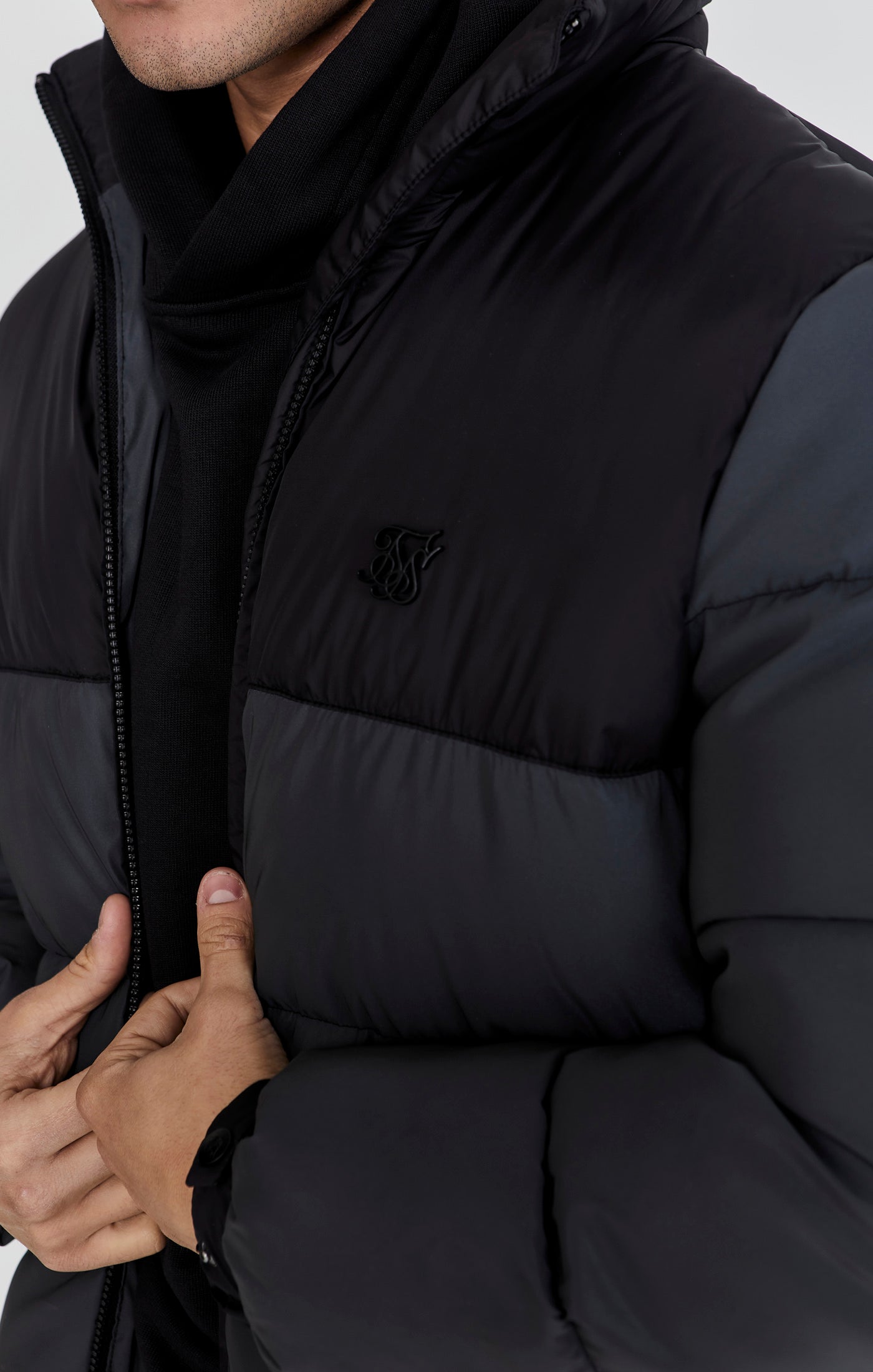 Giacca Puffer in Nero Giacche SikSilk