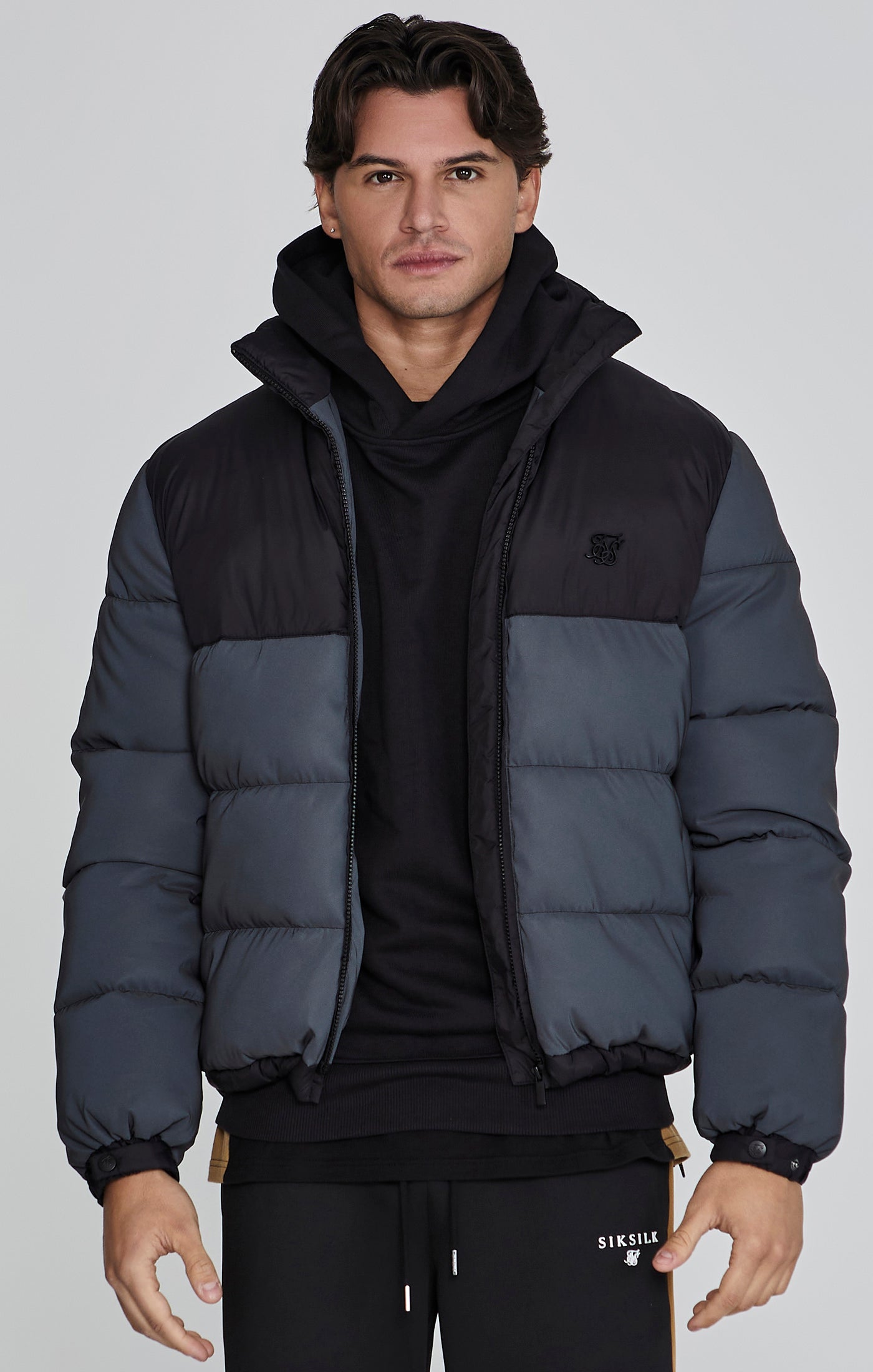 Giacca Puffer in Nero Giacche SikSilk