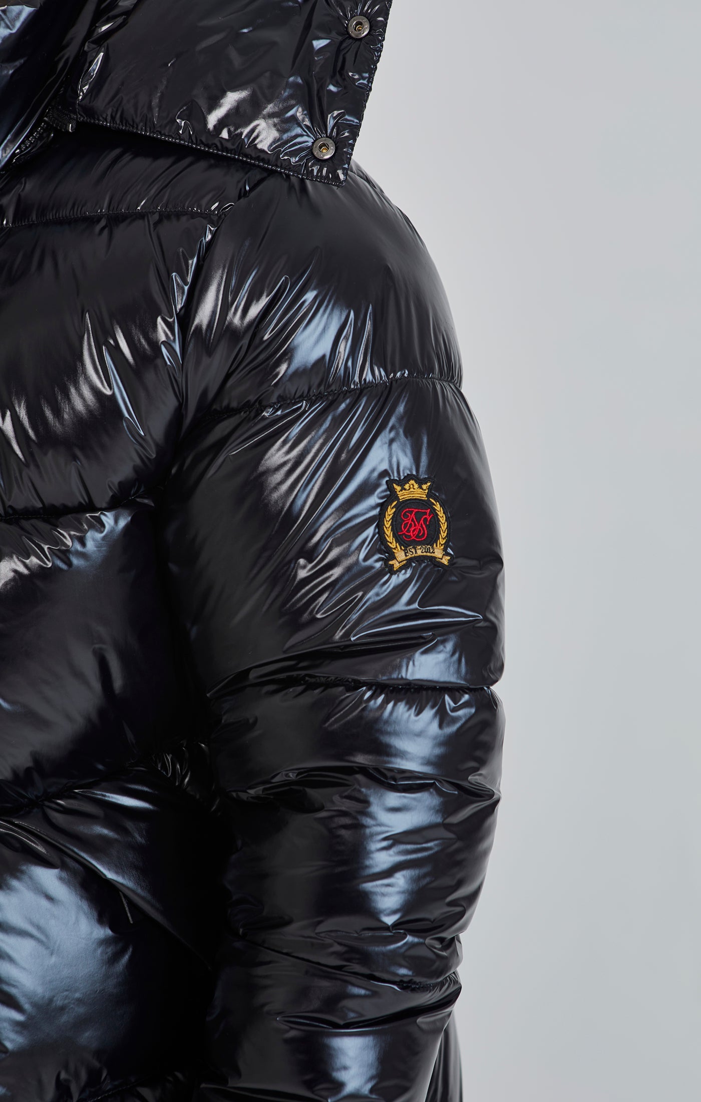 Giacca Puffer in Nero Giacche SikSilk