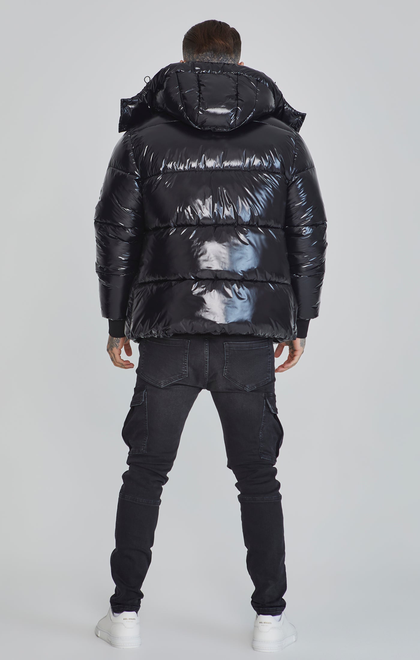 Giacca Puffer in Nero Giacche SikSilk