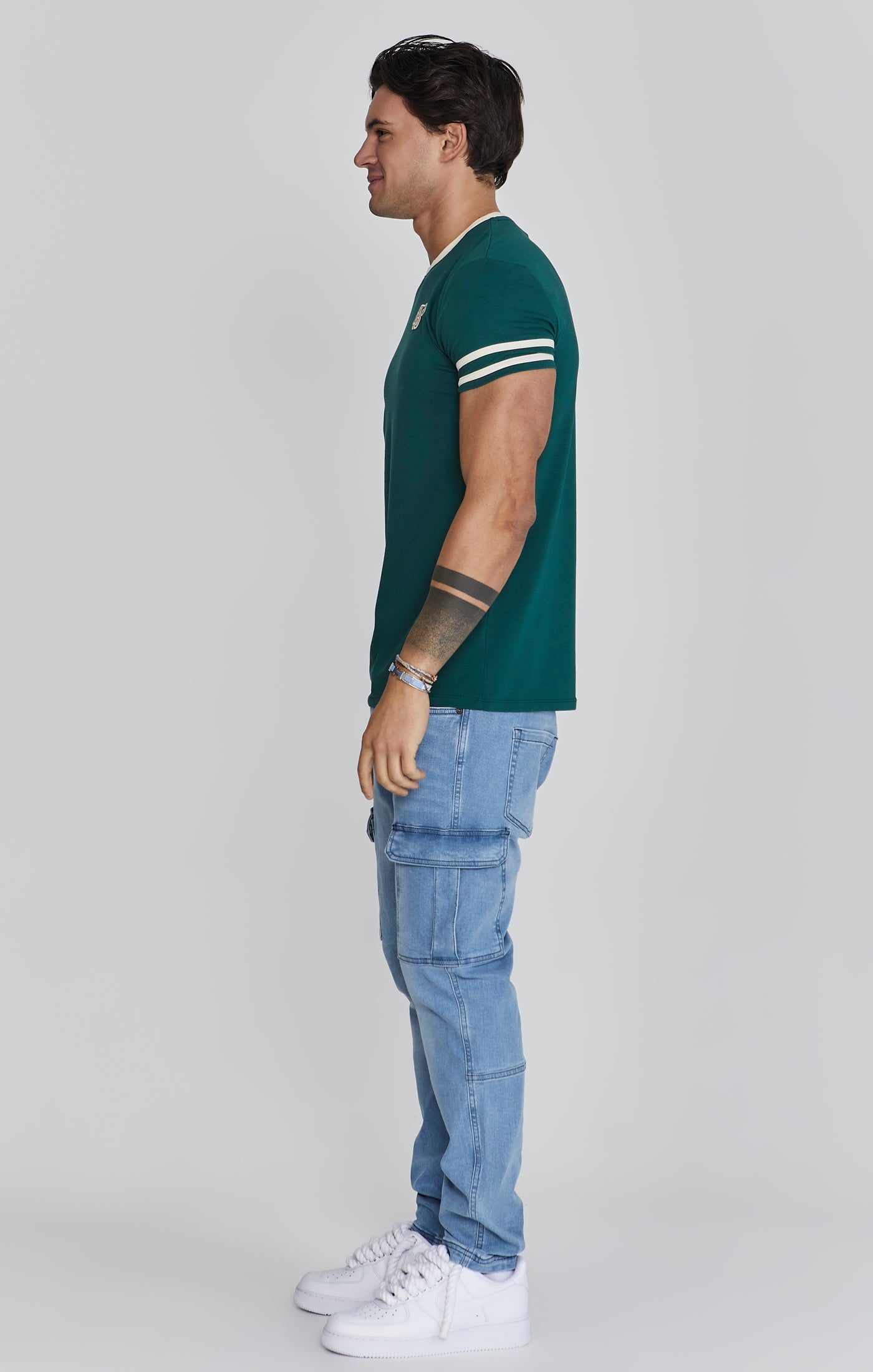 Maglietta Tournament in verde Magliette SikSilk