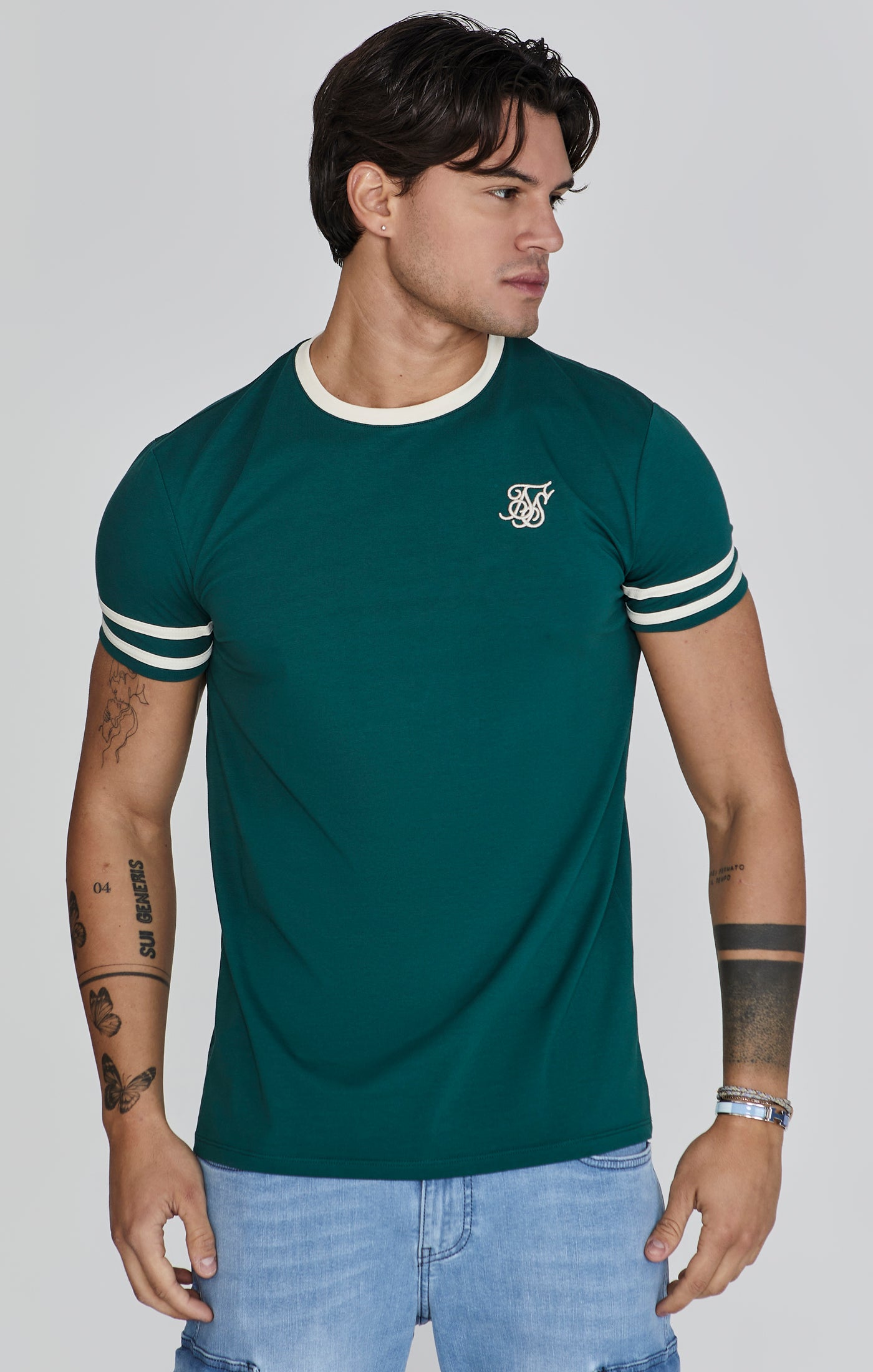 Maglietta Tournament in verde Magliette SikSilk