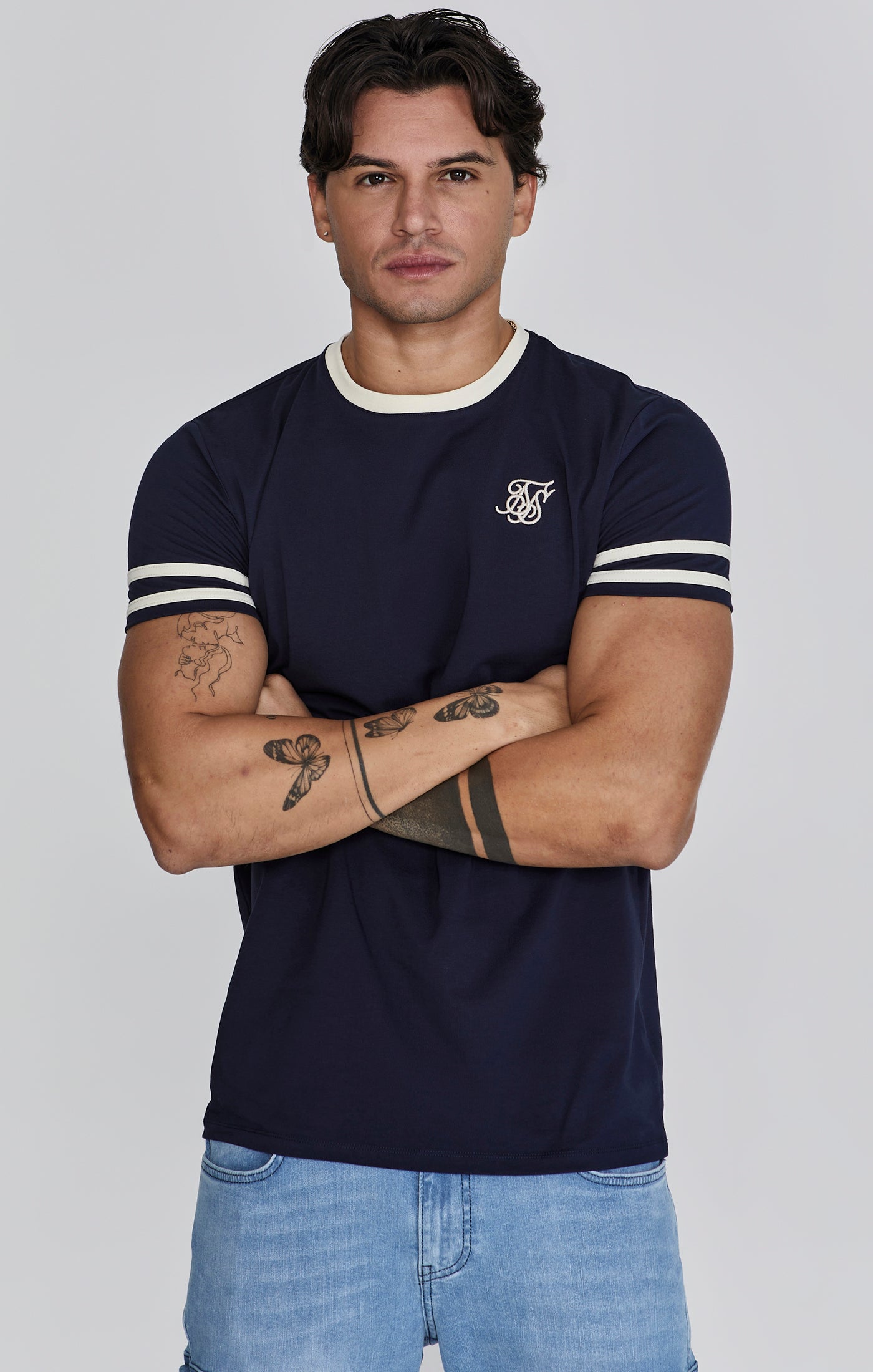 Maglietta Tournament in Navy Magliette SikSilk