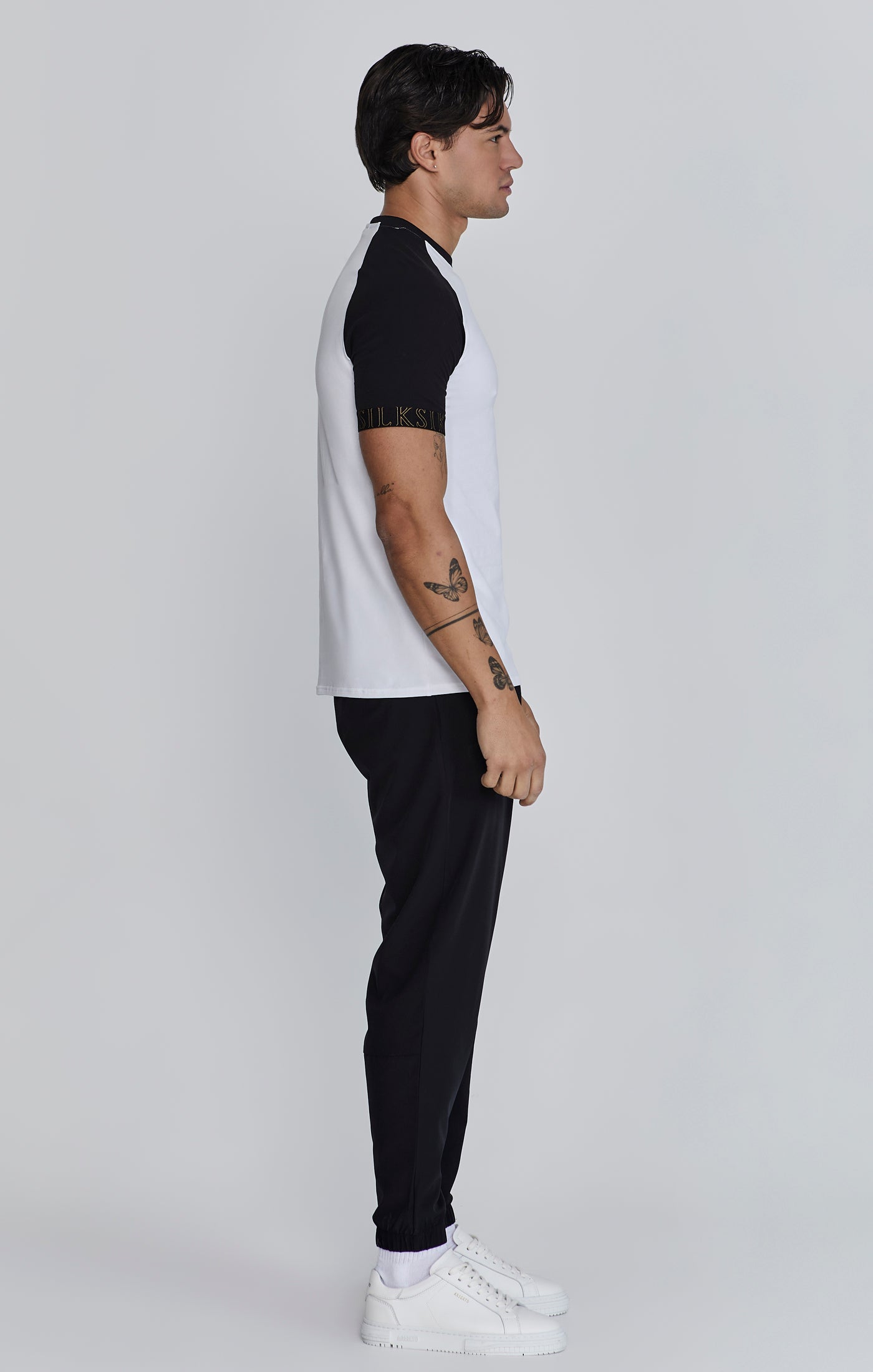 Maglietta Tech in bianco/nero Magliette SikSilk