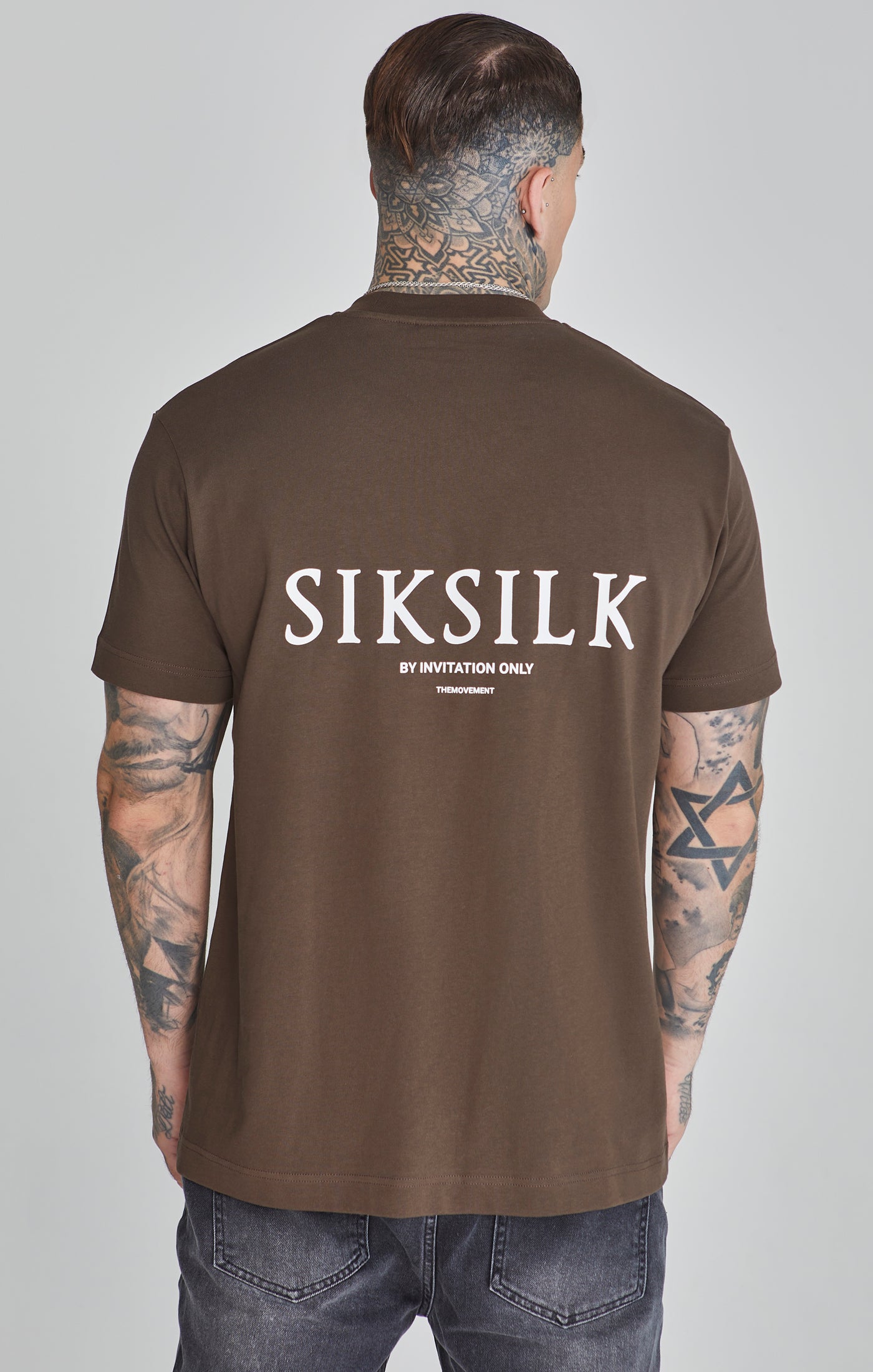 Maglietta grafica in marrone Magliette SikSilk
