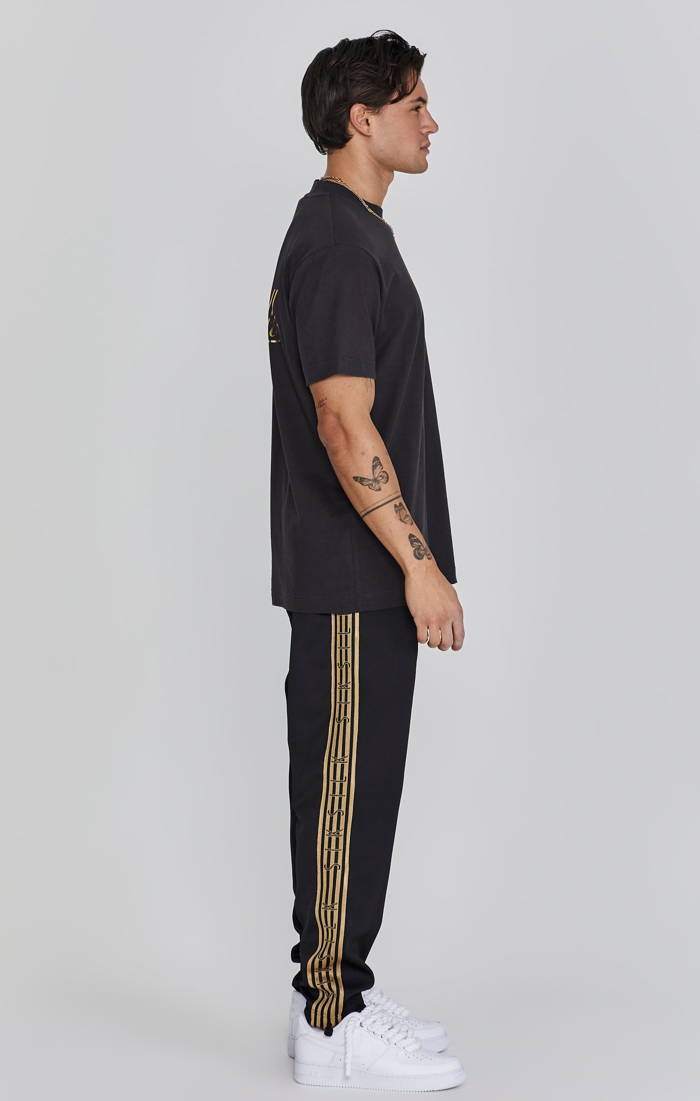 Maglietta grafica in nero Magliette SikSilk