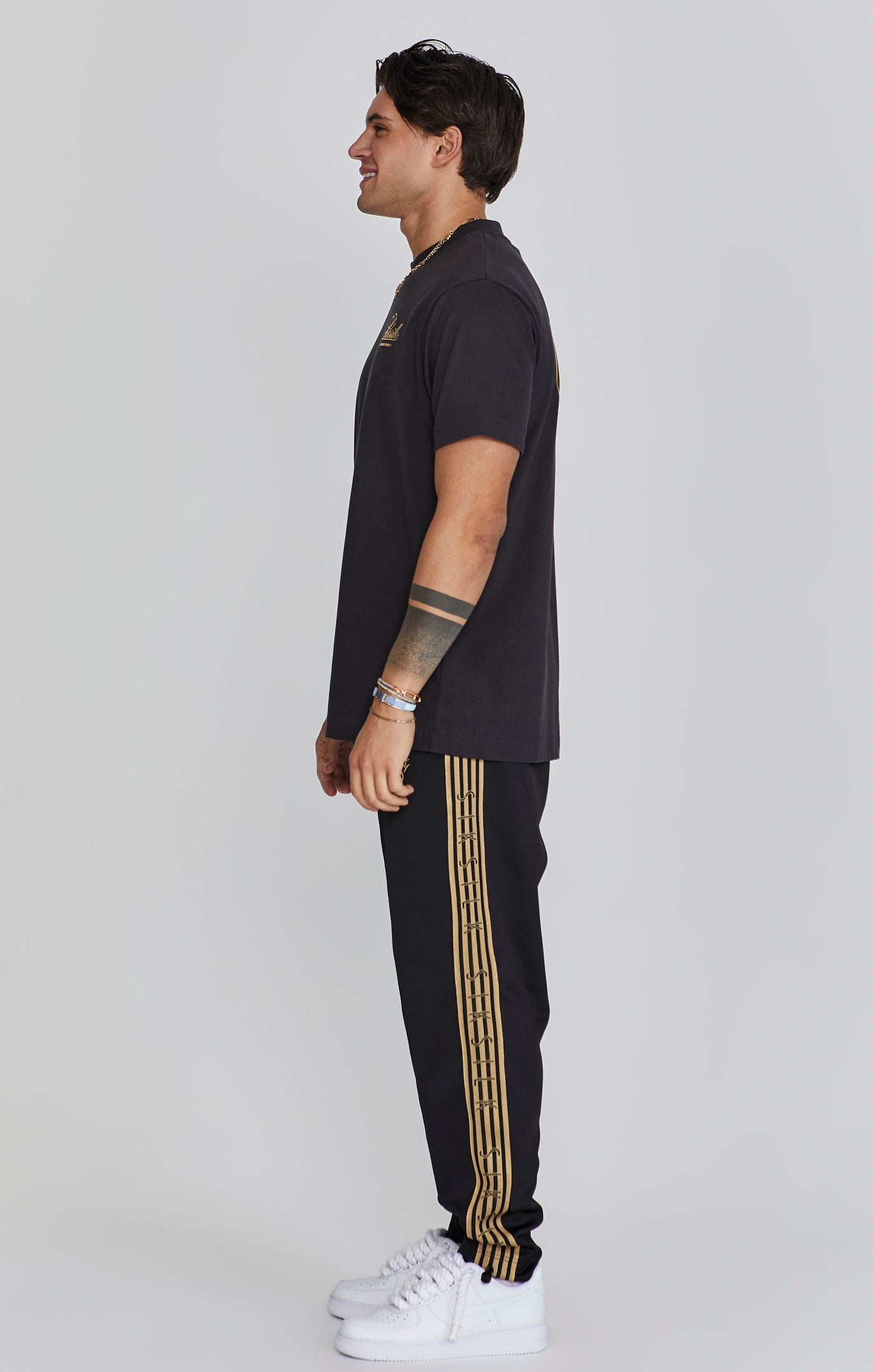 Maglietta grafica in nero Magliette SikSilk