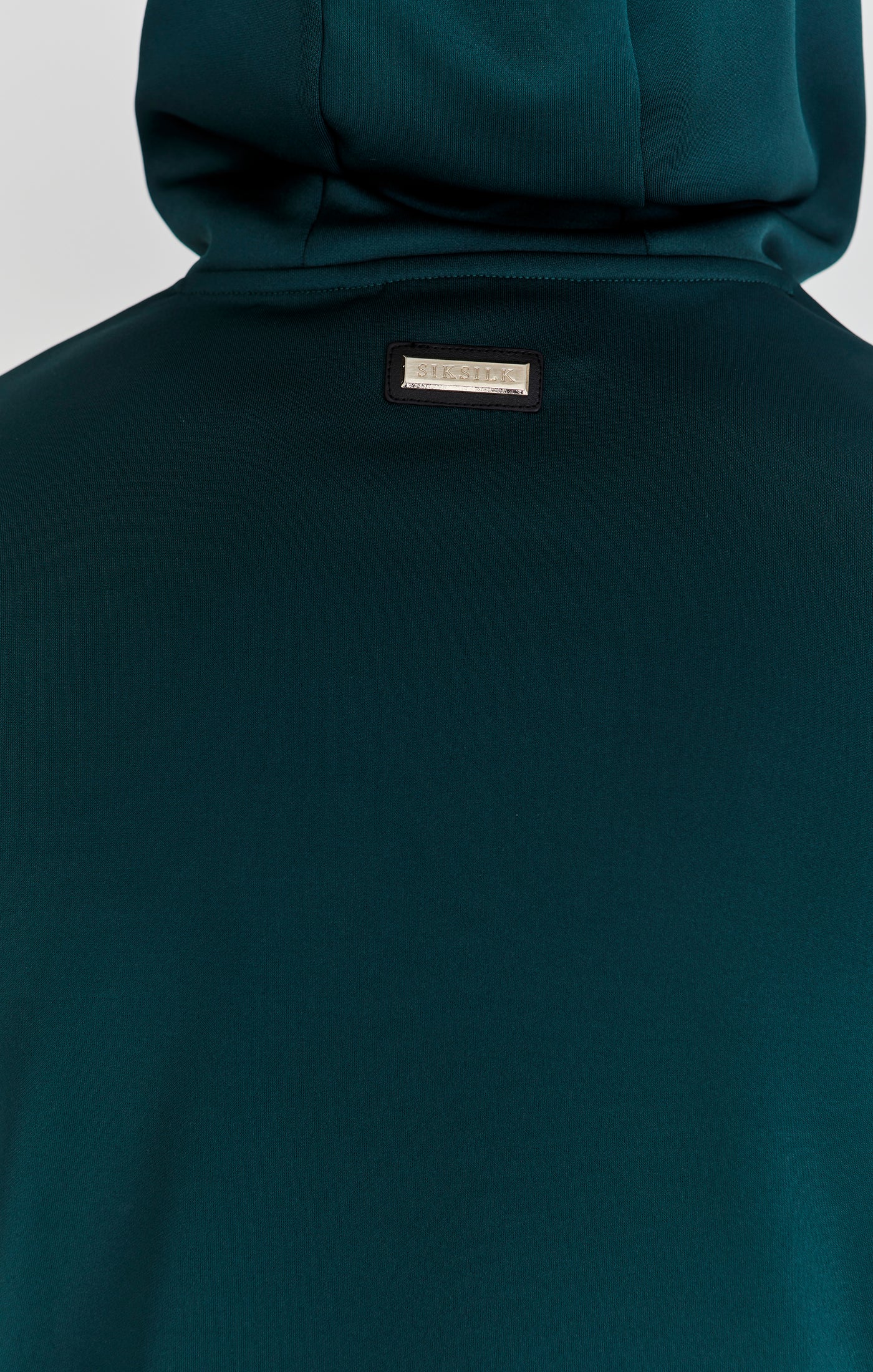 Felpa con cappuccio verde SikSilk