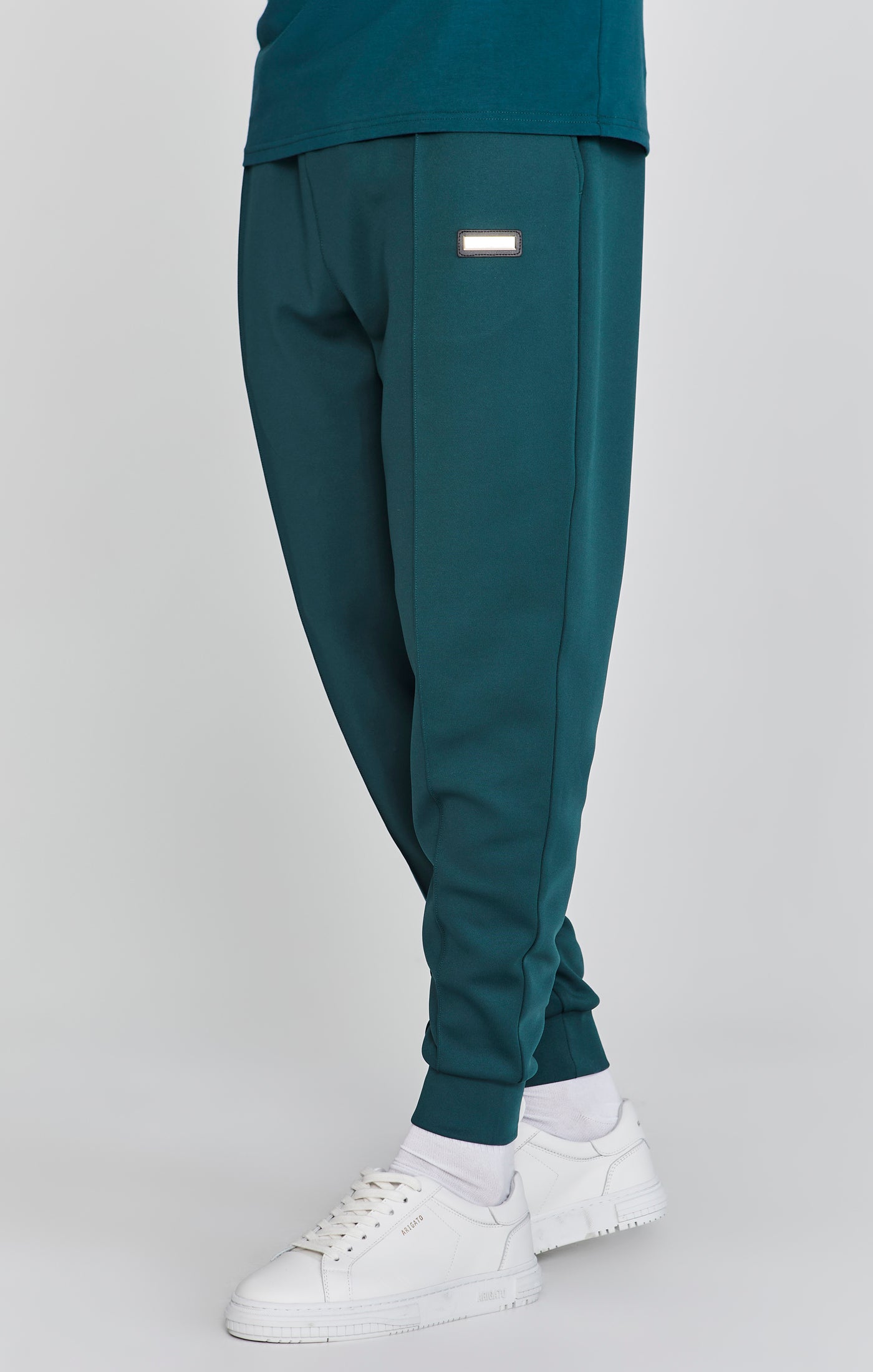 Joggers eleganti in pantaloni verdi SikSilk