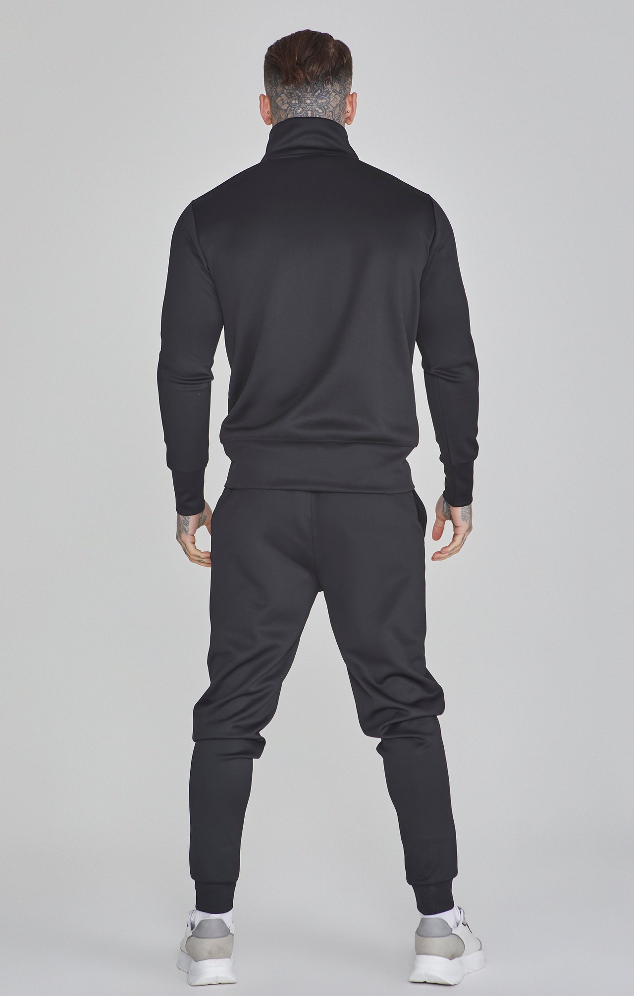 Pantaloni da corsa Essentials in polietilene nero Pantaloni SikSilk