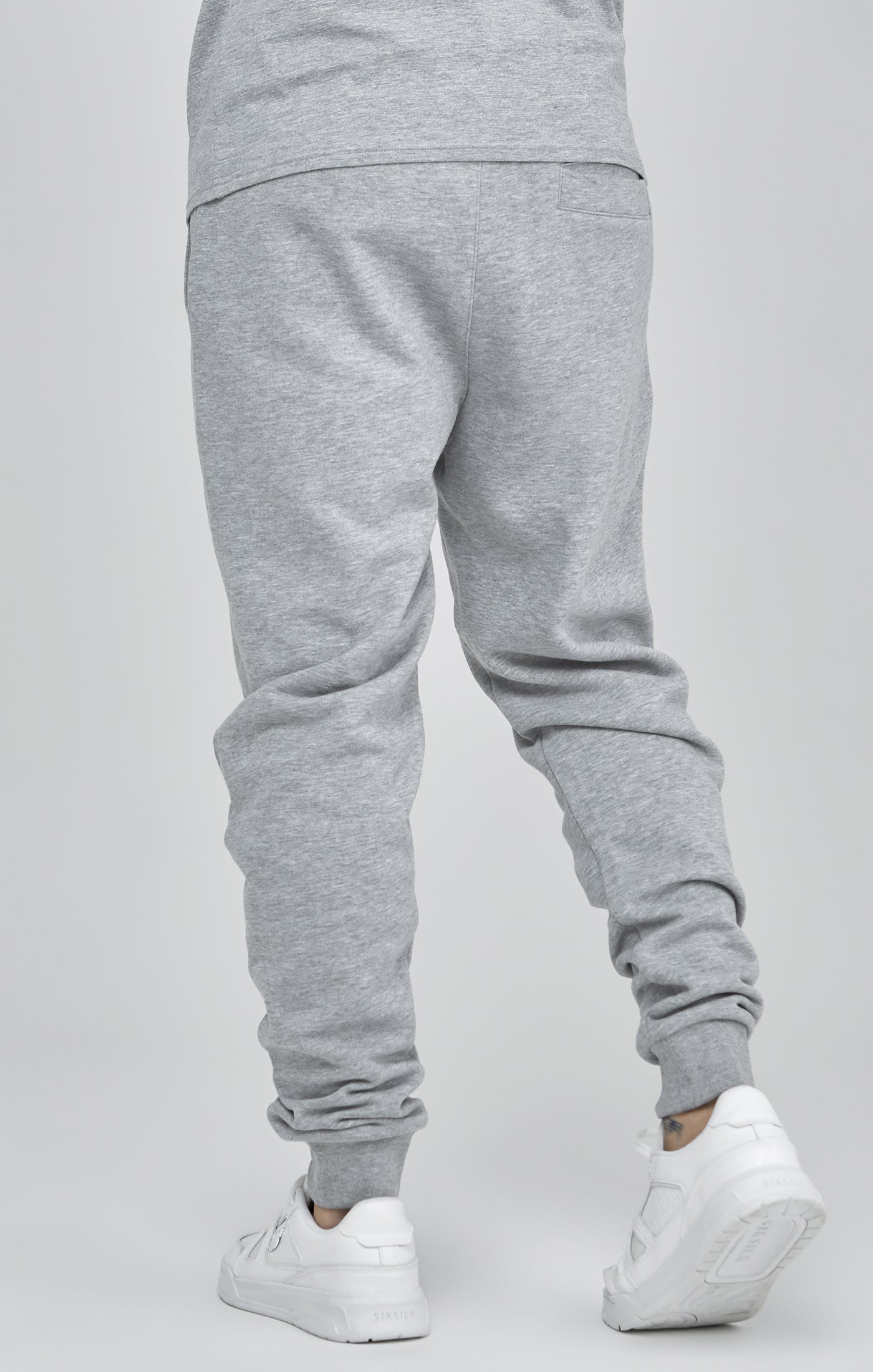 Joggers essenziali in marna grigia Pantaloni SikSilk