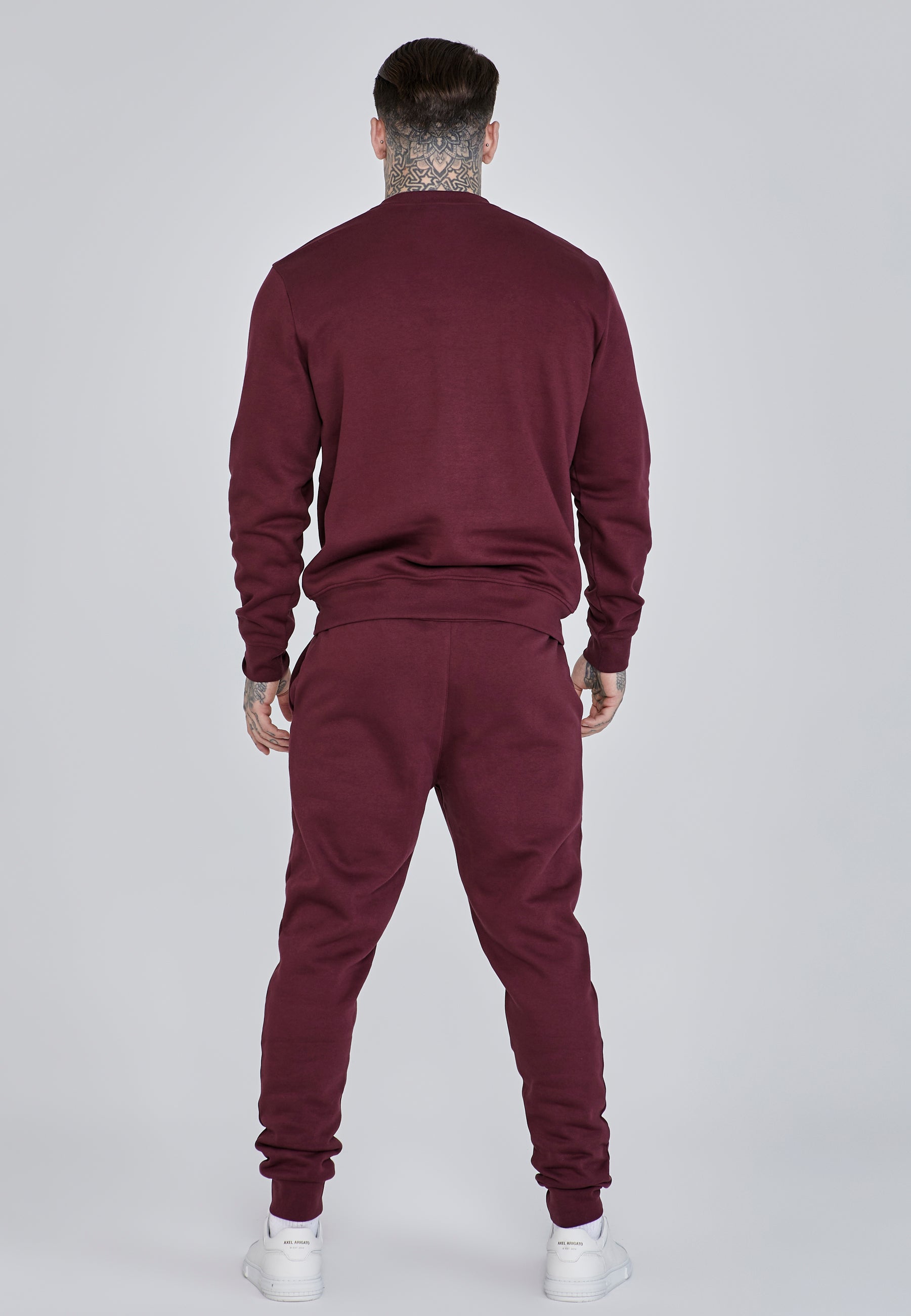 Maglione Essentials in borgogna Felpe SikSilk
