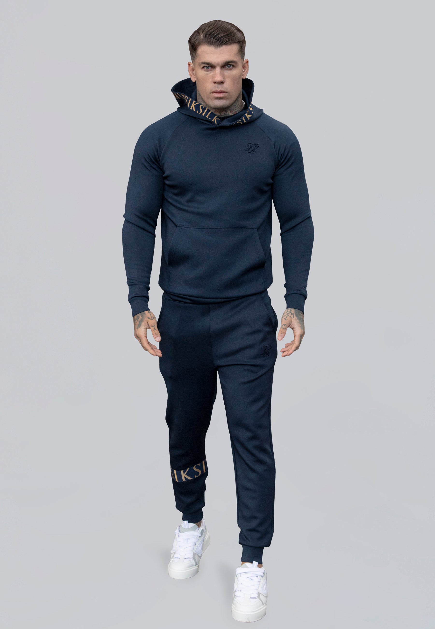 Joggers dinamici in pantaloni blu SikSilk