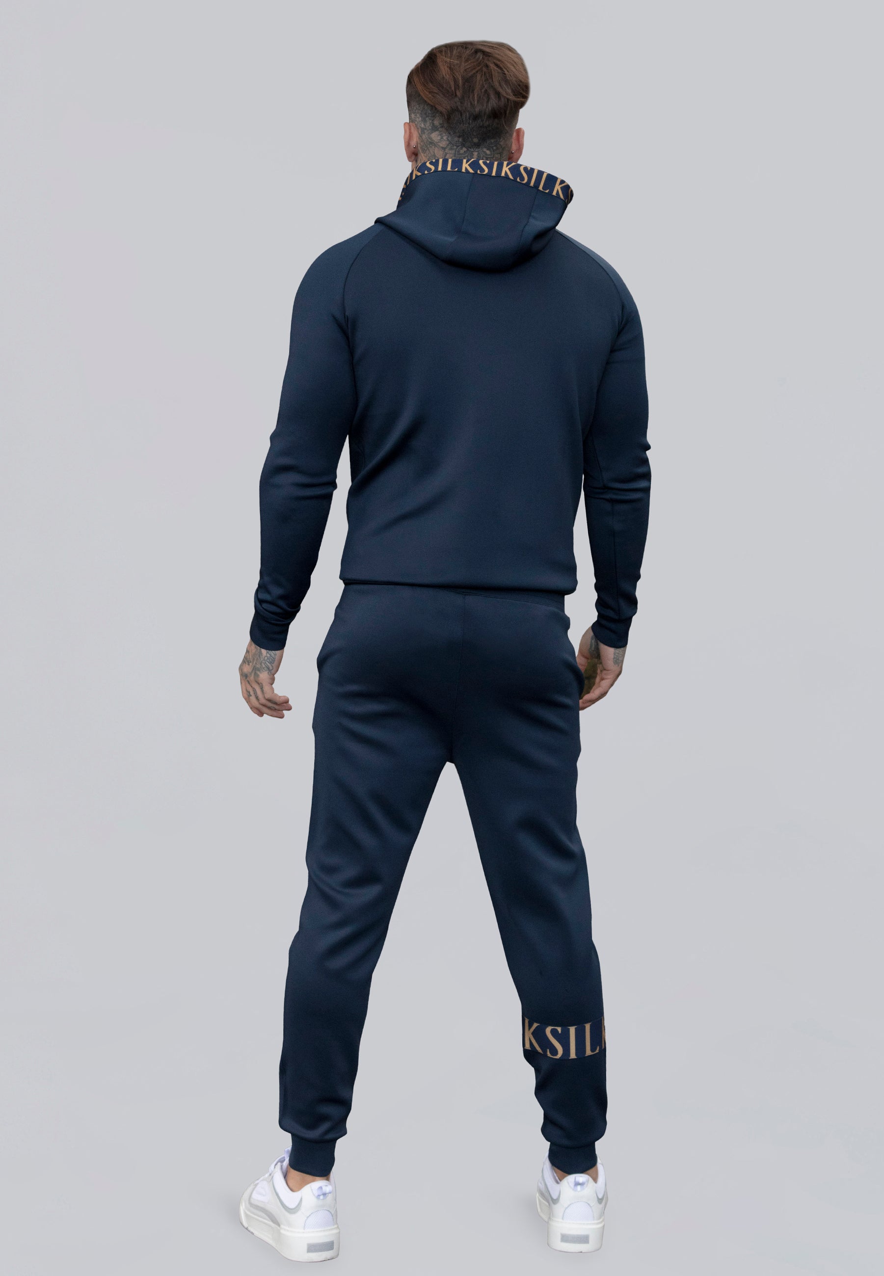 Felpa con cappuccio Dynamic in Marina Felpa con cappuccio SikSilk