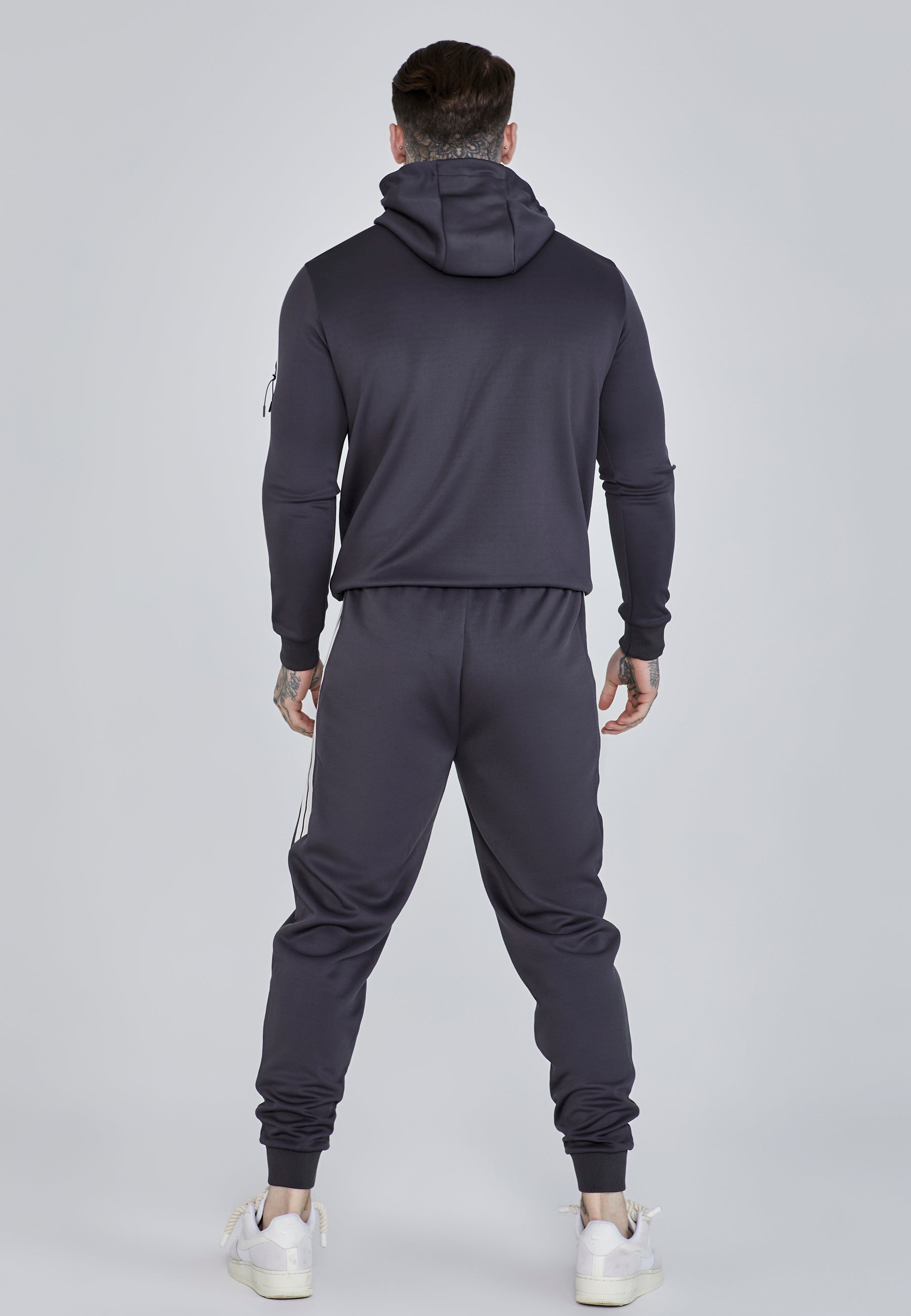 Joggers dal taglio rilassato in pantaloni grigi SikSilk