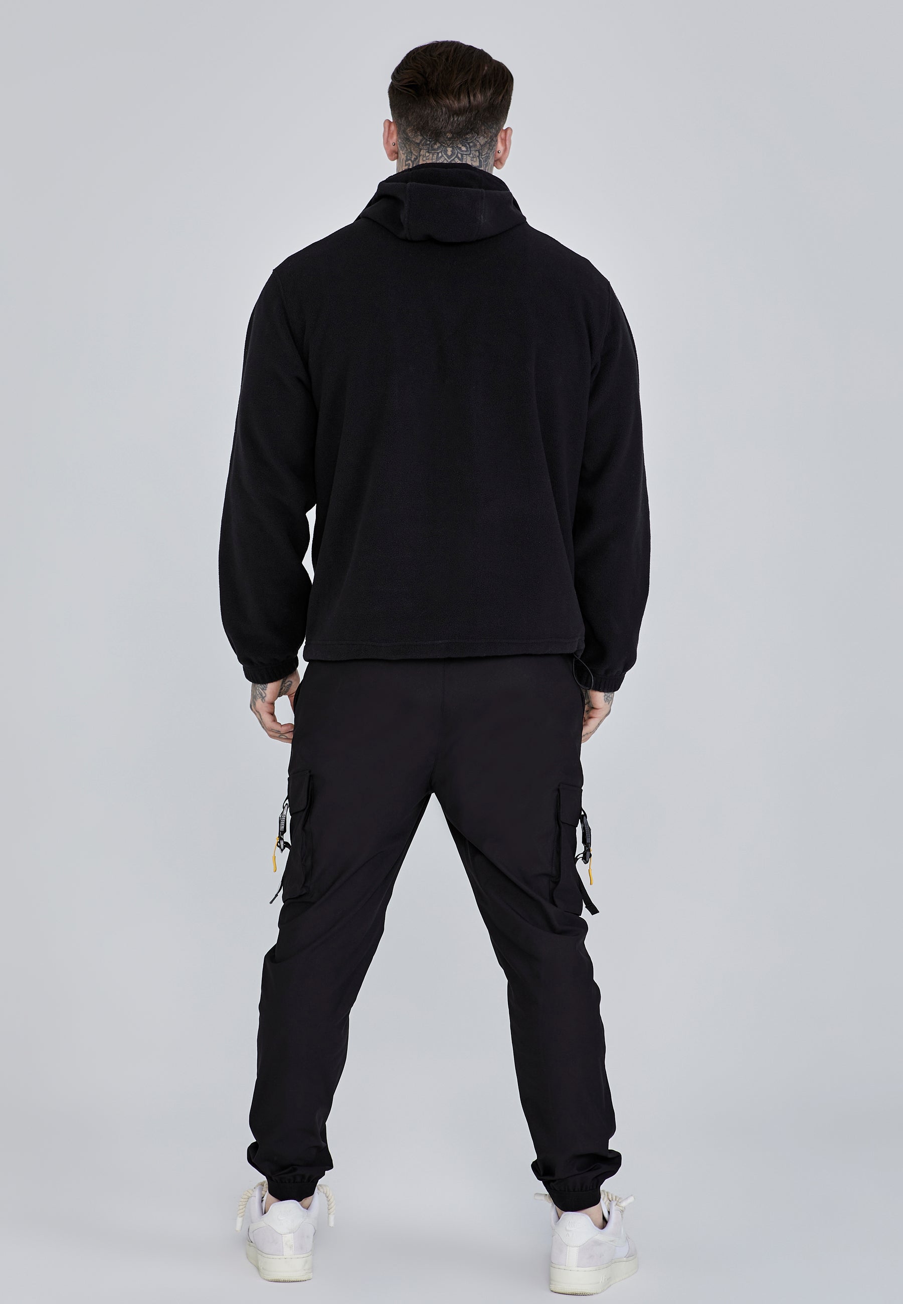 Pantaloni Cargo in nero Pantaloni SikSilk