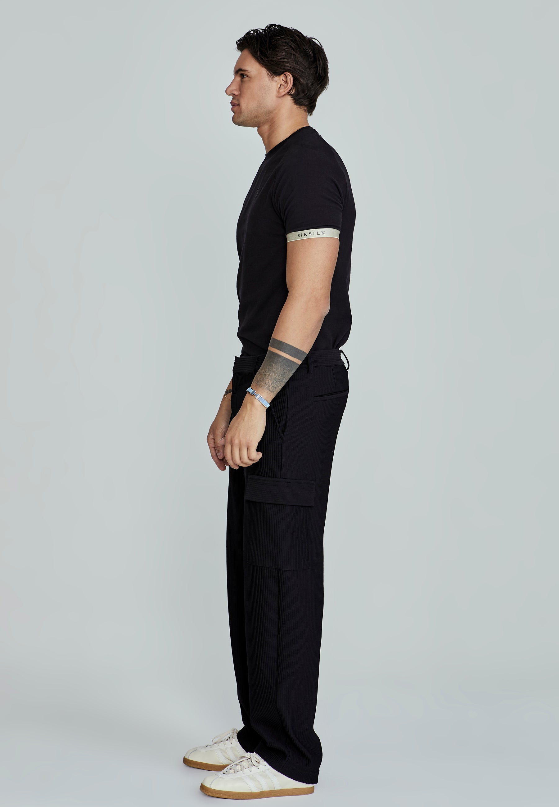 Maglietta Tech in nero Magliette SikSilk