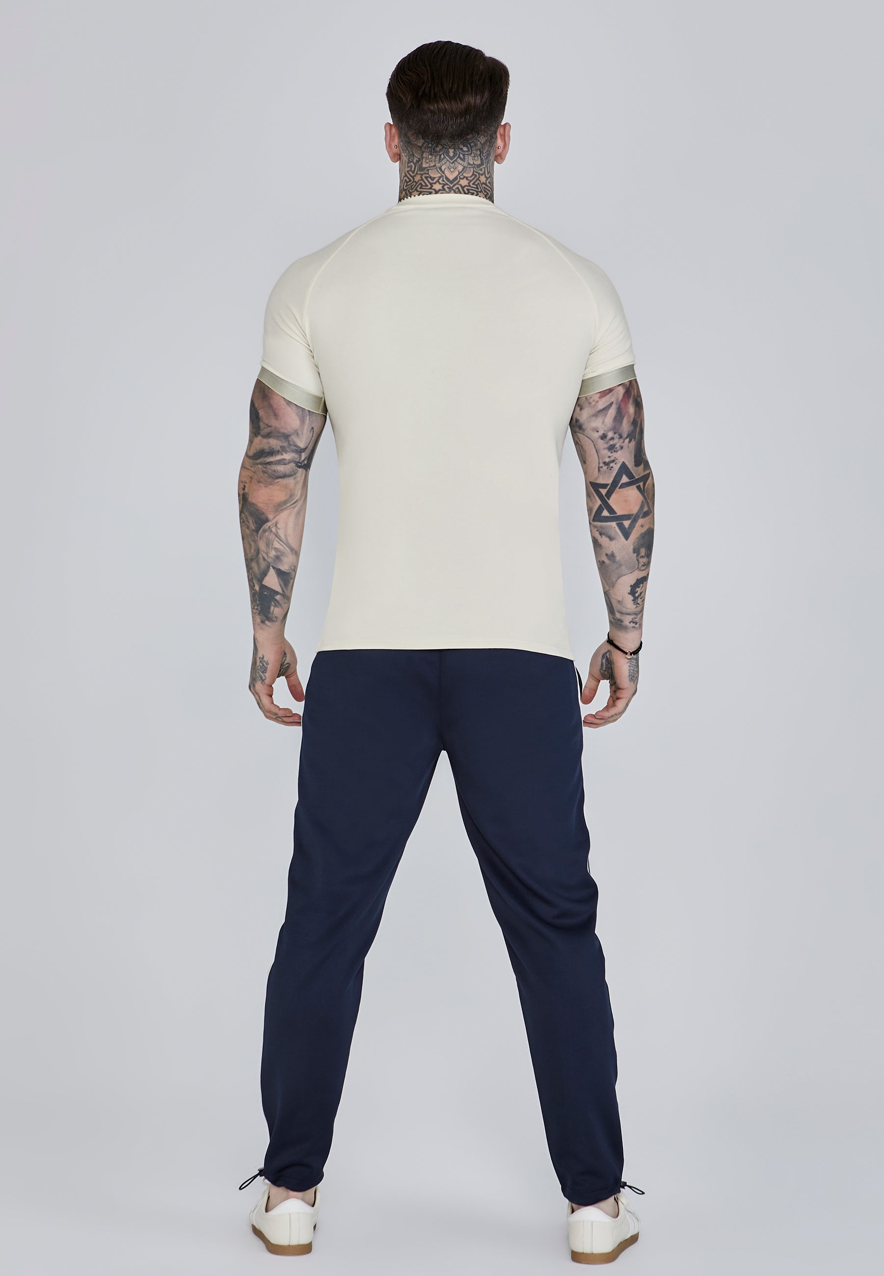 T-shirt tecnica in ecru T-shirt SikSilk