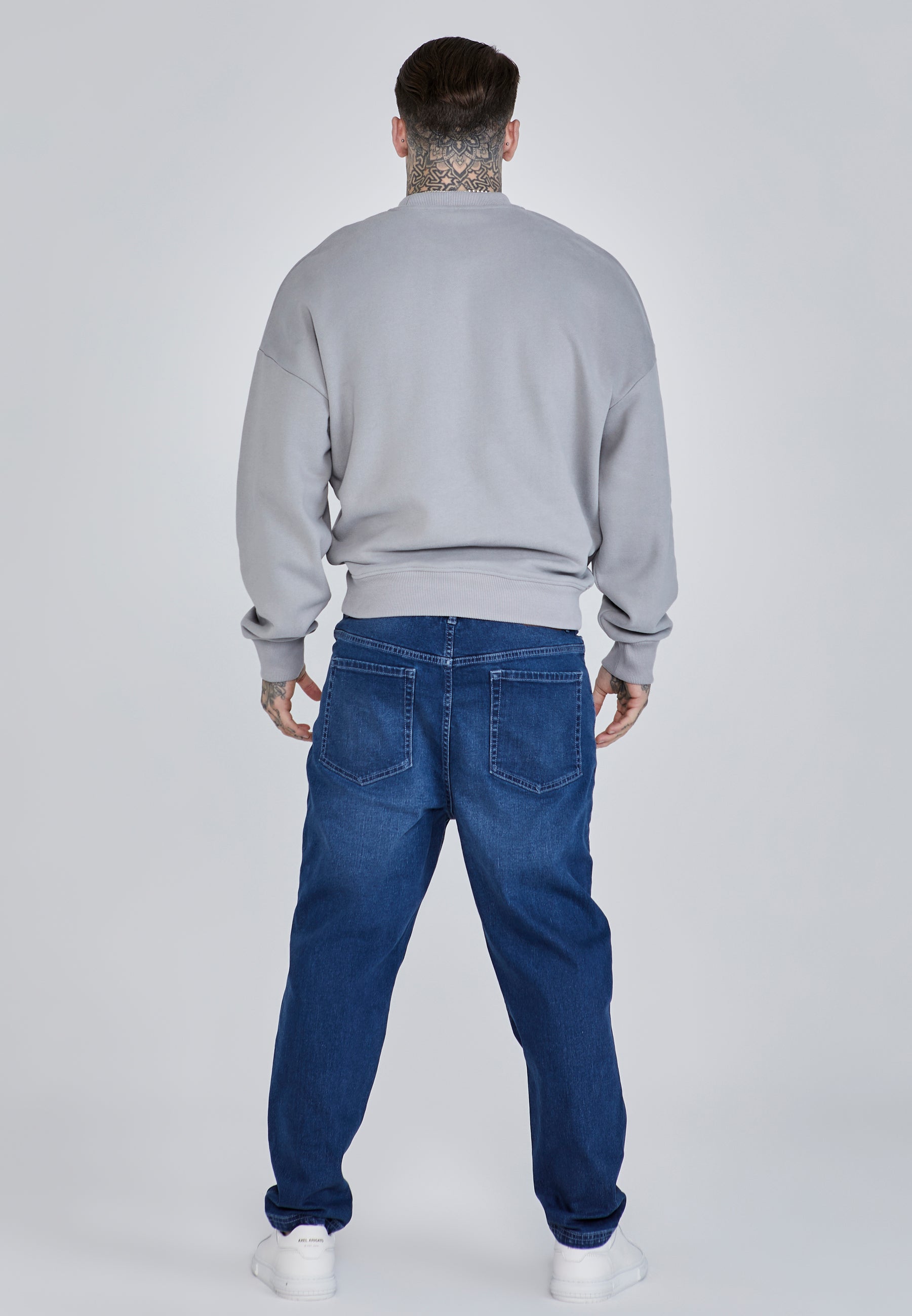 Maglione oversize in grigio Felpe SikSilk