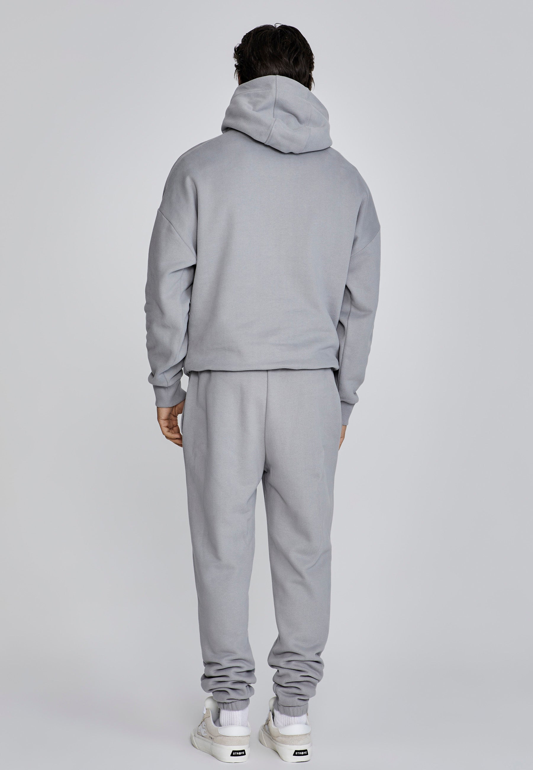 Joggers dal taglio rilassato in pantaloni grigi SikSilk