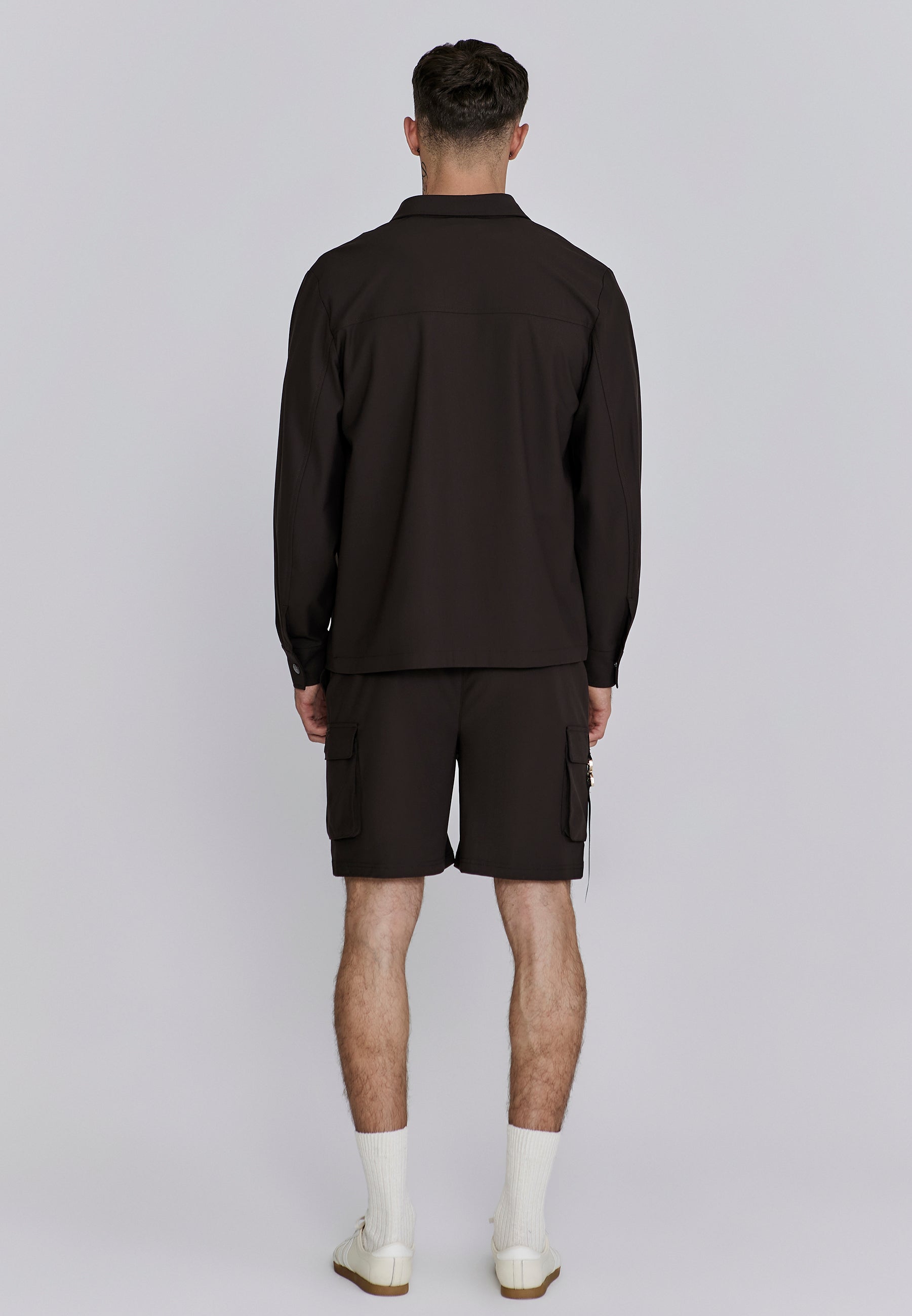 Pantaloncini Flight Cargo in marrone SikSilk