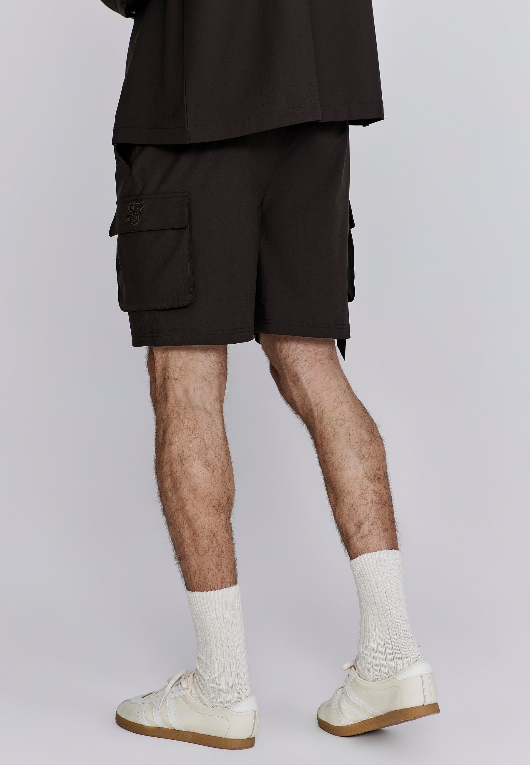 Pantaloncini Flight Cargo in marrone SikSilk