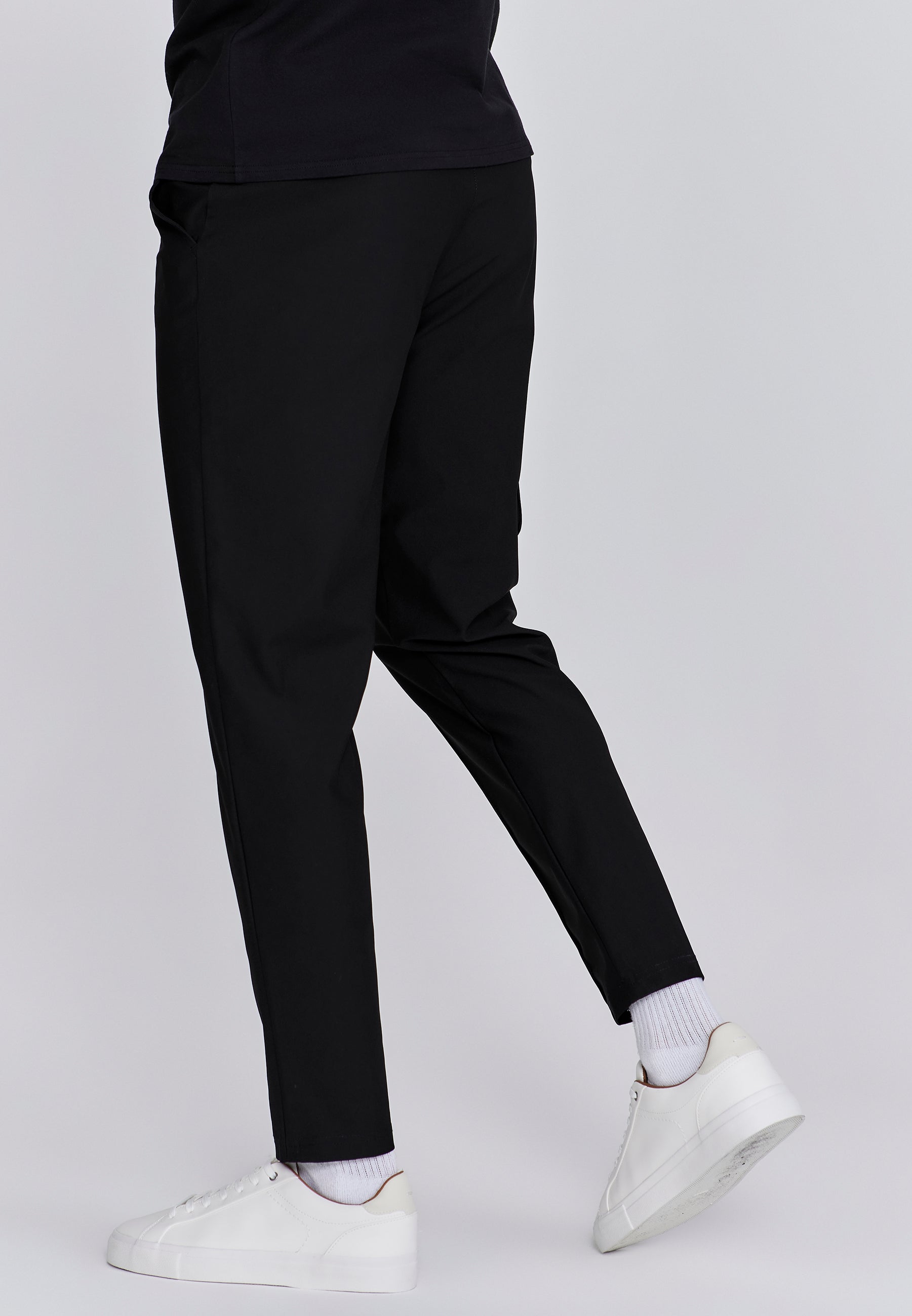 Flight Cargo Pant in nero Pantaloni SikSilk