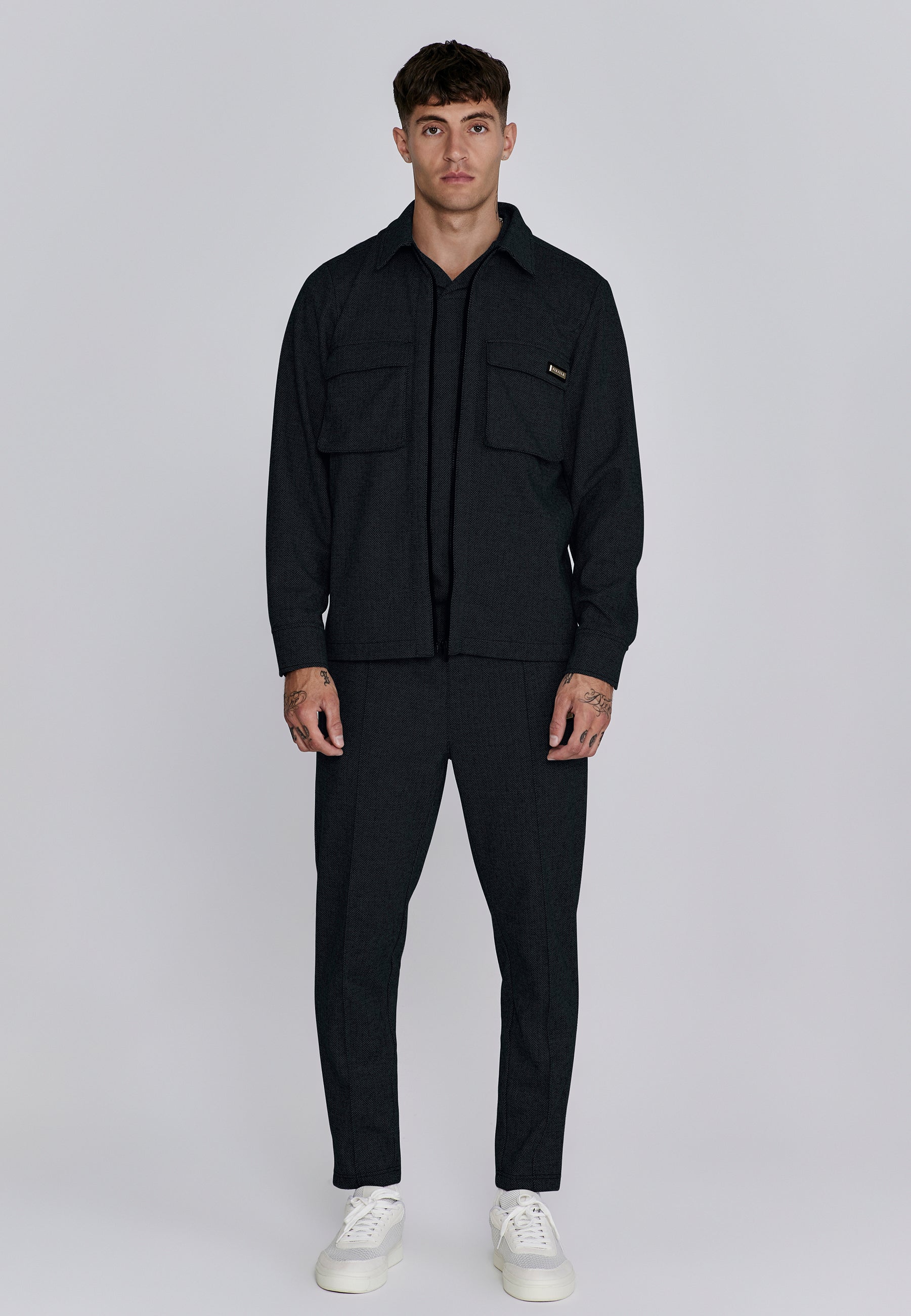 Camicia elegante in nero Camicie SikSilk