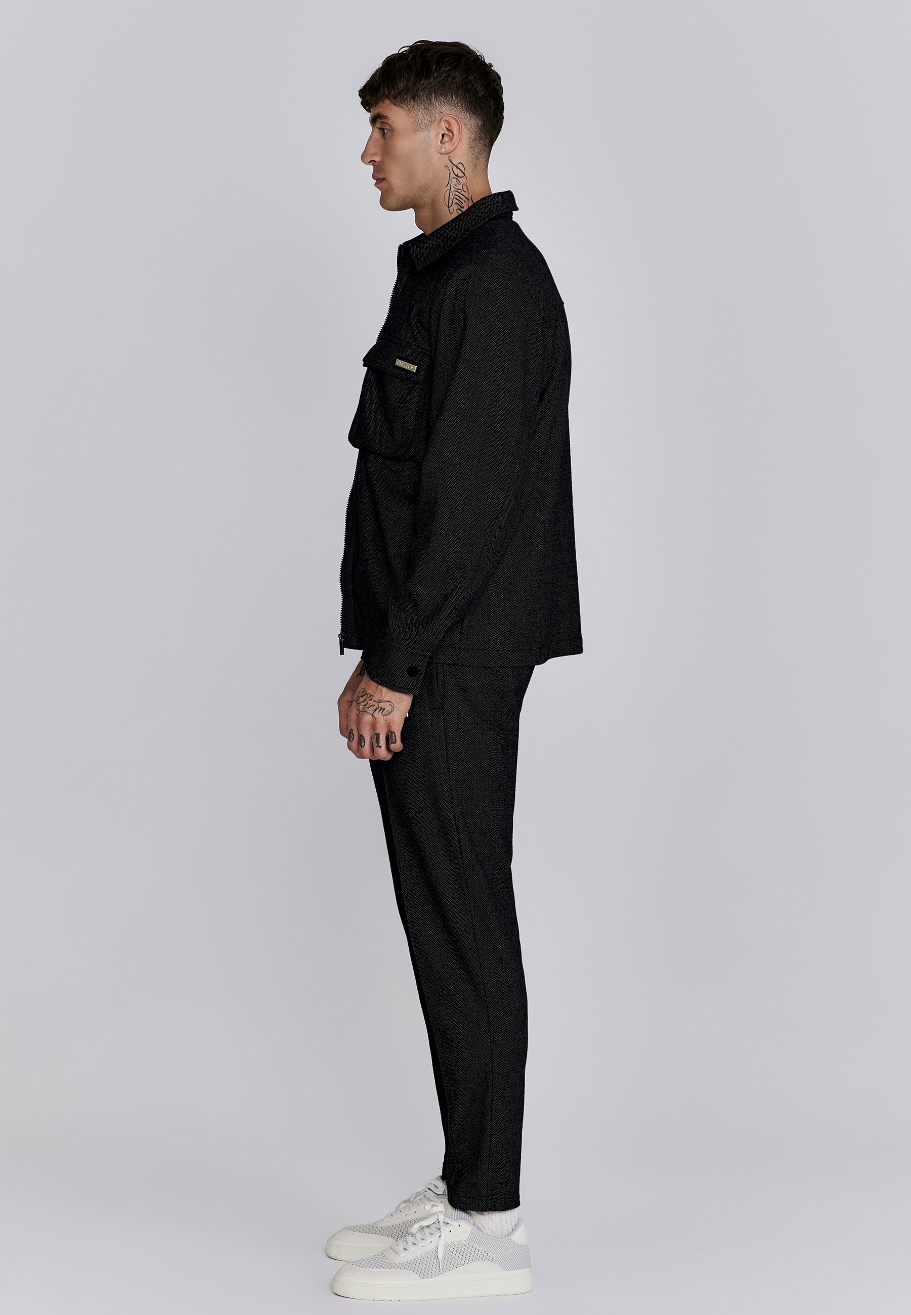 Camicia elegante in nero Camicie SikSilk