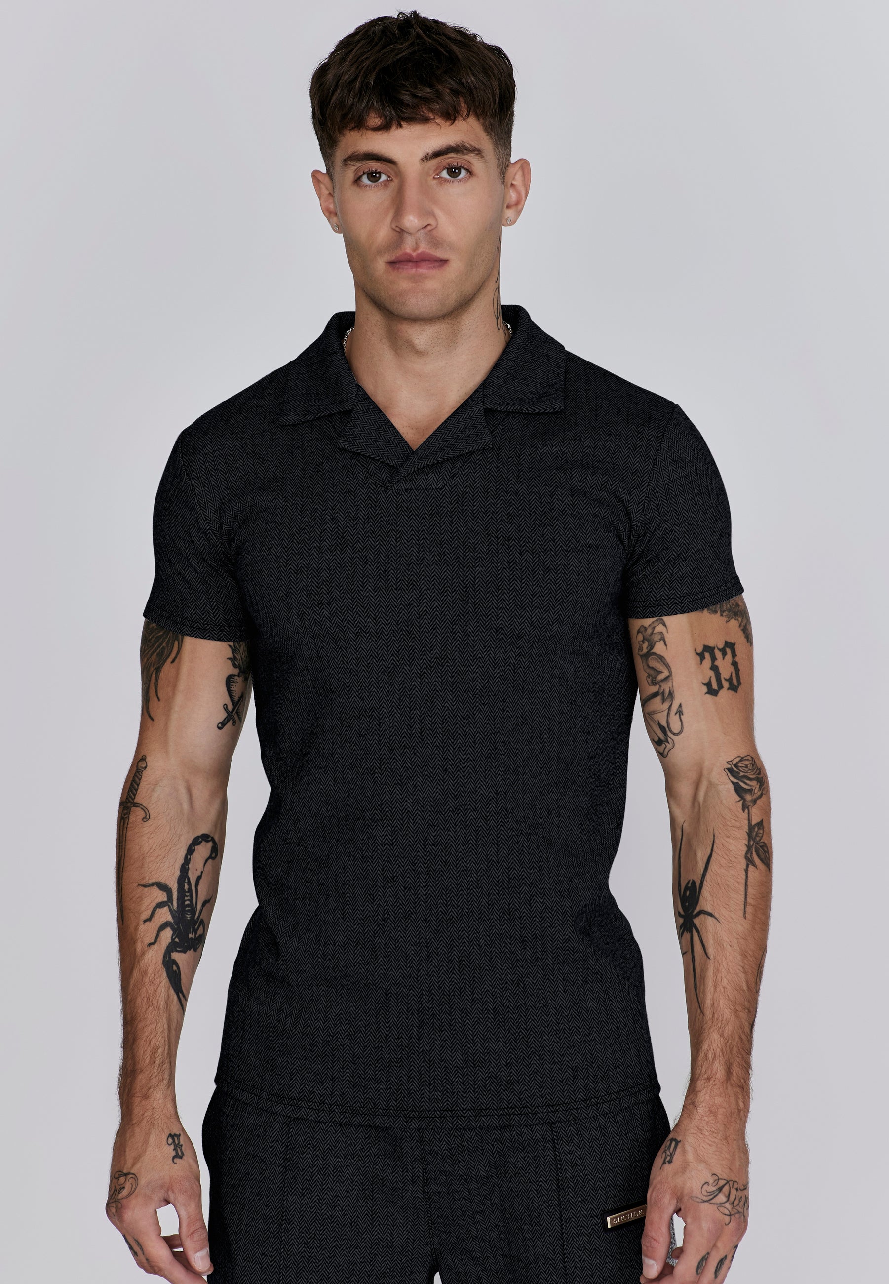 Maglietta Smart in Nero Magliette SikSilk