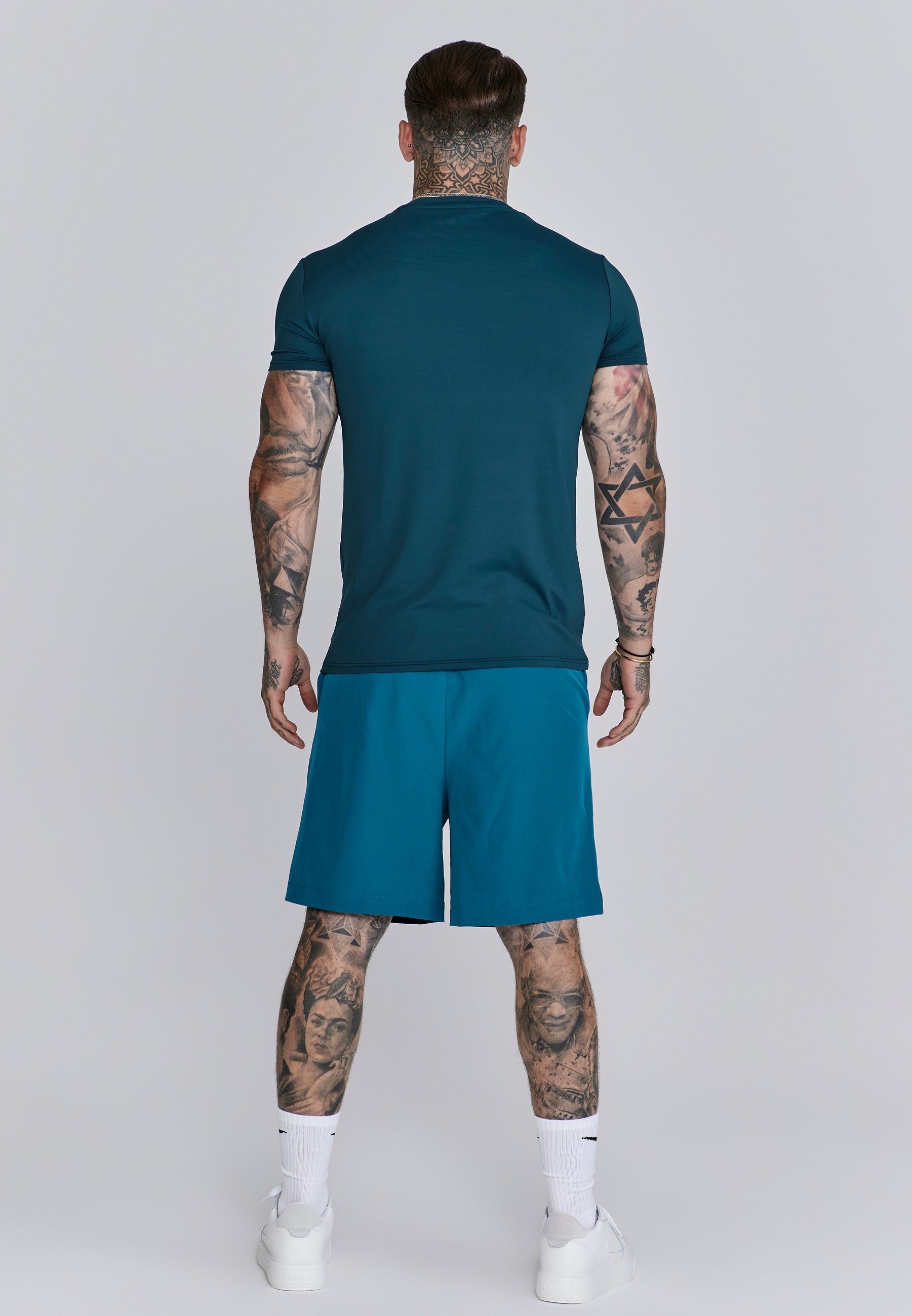 Maglietta Muscle Fit in verde Magliette SikSilk