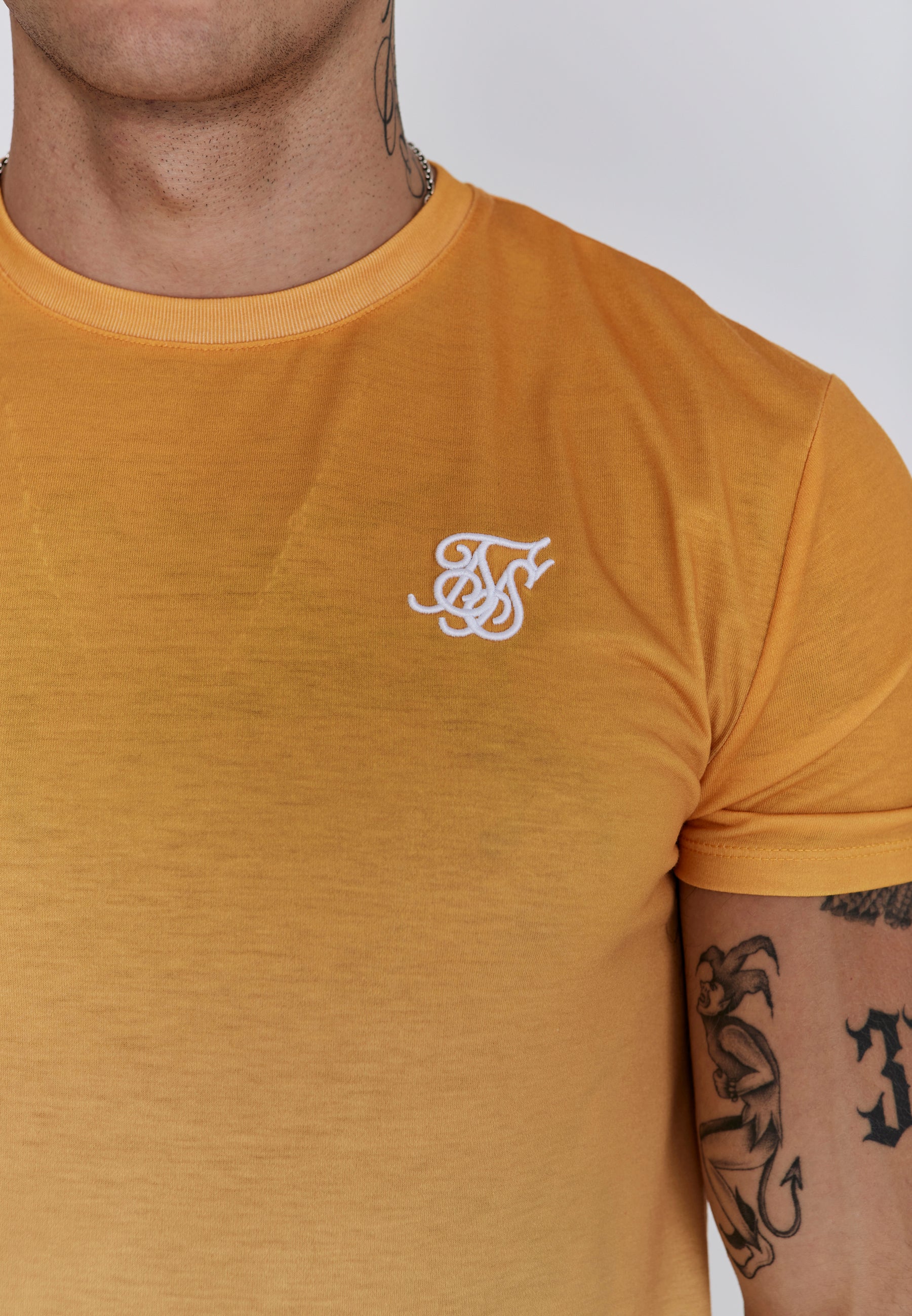 Maglietta Fade in arancione, giallo Magliette SikSilk