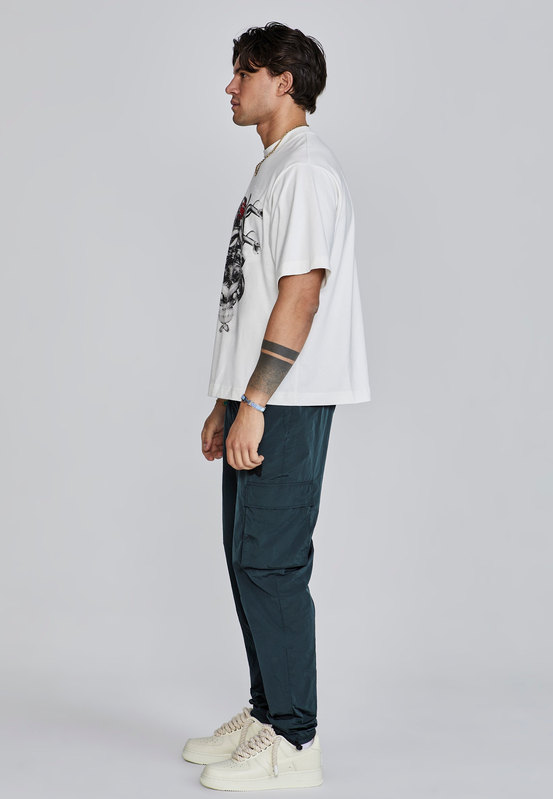 T-shirt Medusa in ecru T-shirt SikSilk