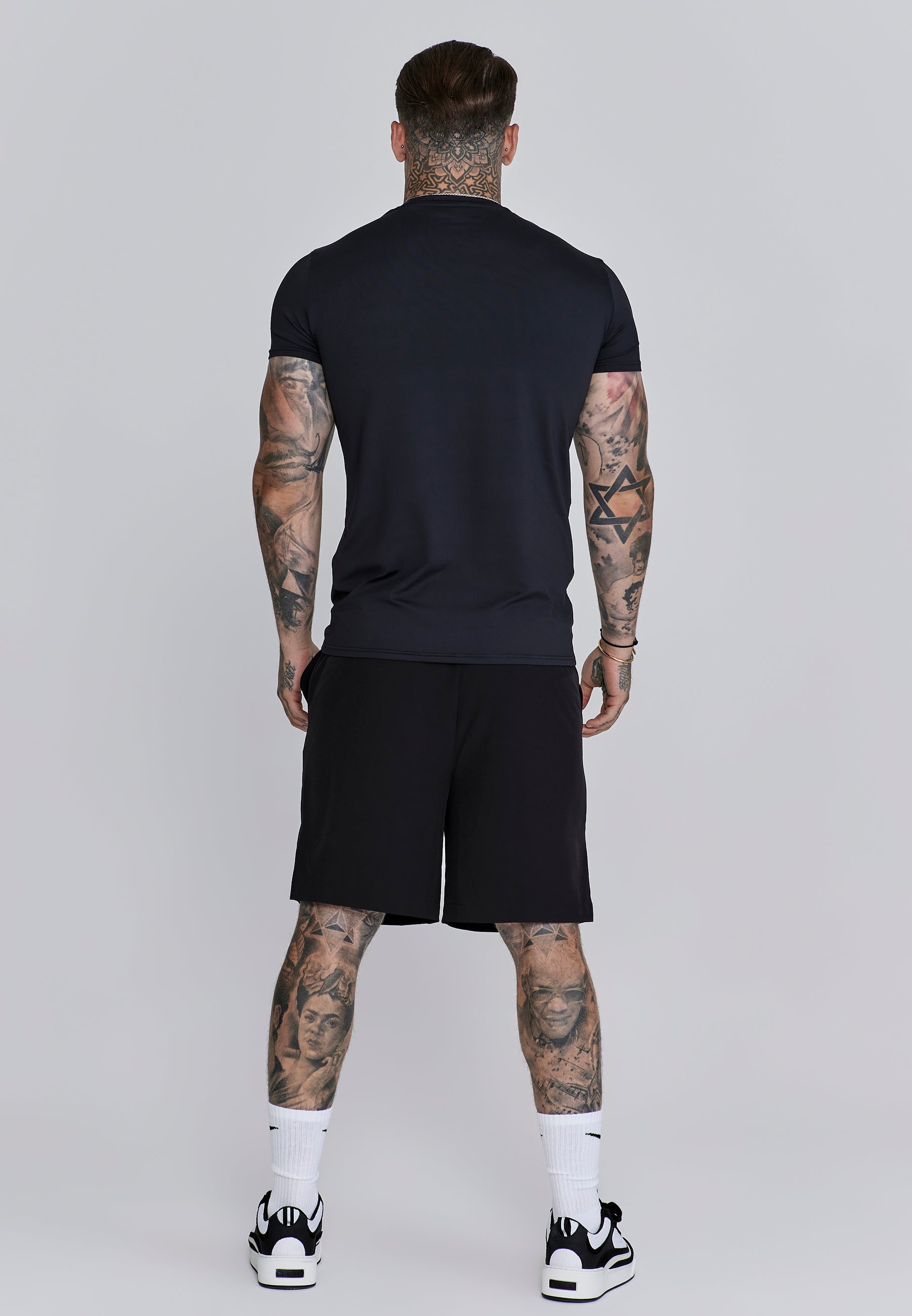 Pantaloncini corti in nero SikSilk